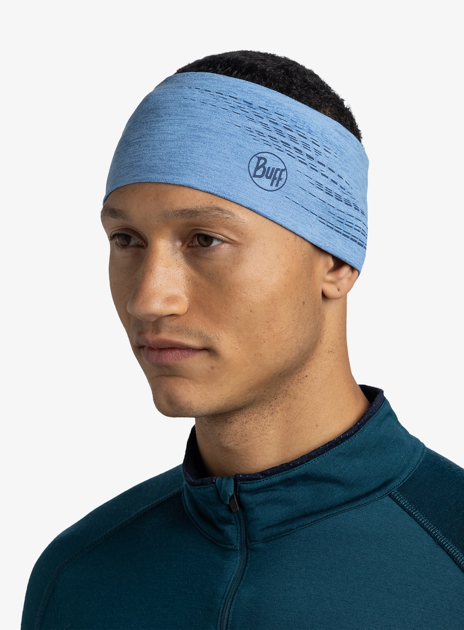 Čelenka Buff Dryflx Headband - solid washed blue
