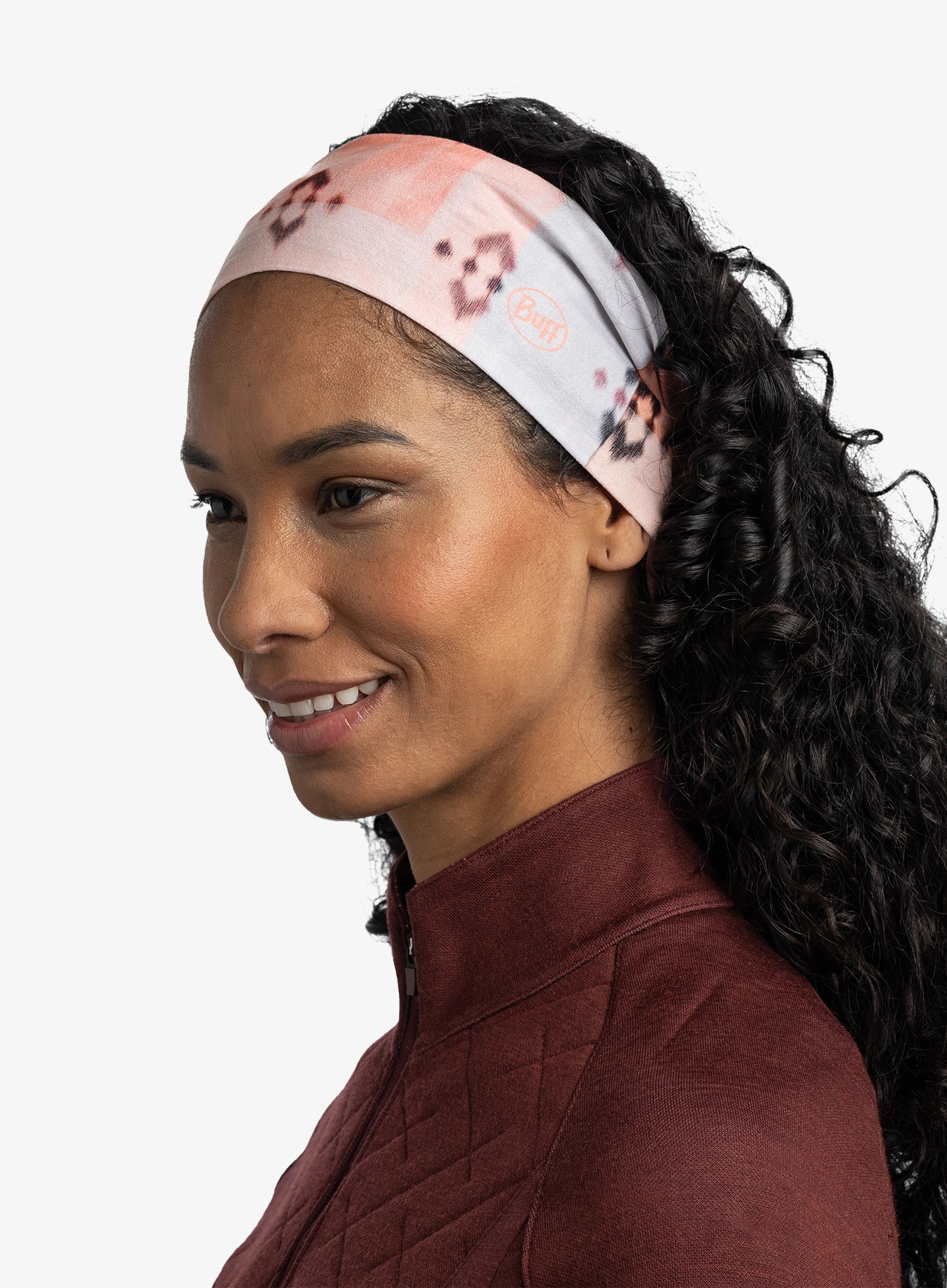 Čelenka Buff Thermonet Headband - atnet rose pink