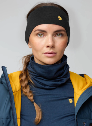 Čelenka Fjallraven Bergtagen Merino Headband - black