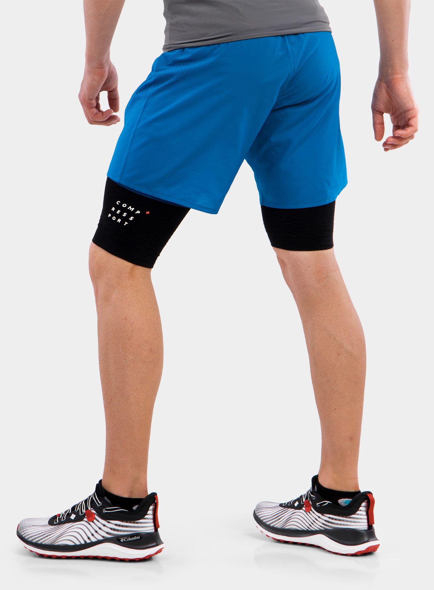 Kompresní pásy Compressport Under Control Quad - black