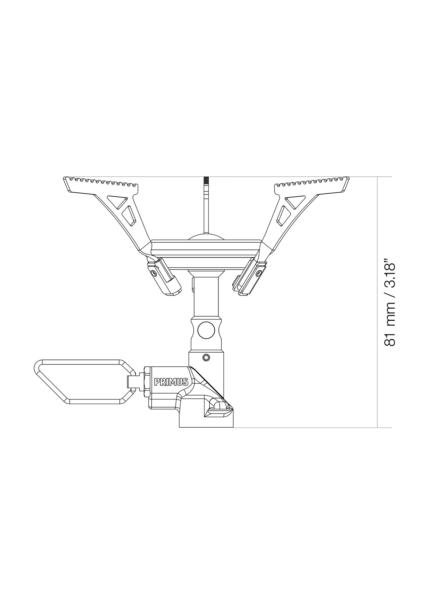 Turistický vařič Primus Micron III Piezo