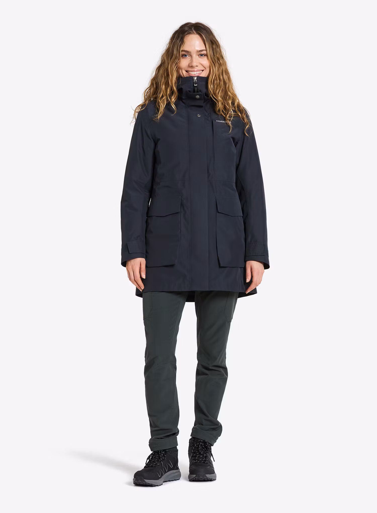 Dámská zimní parka Didriksons Harriet Parka - dark night blue