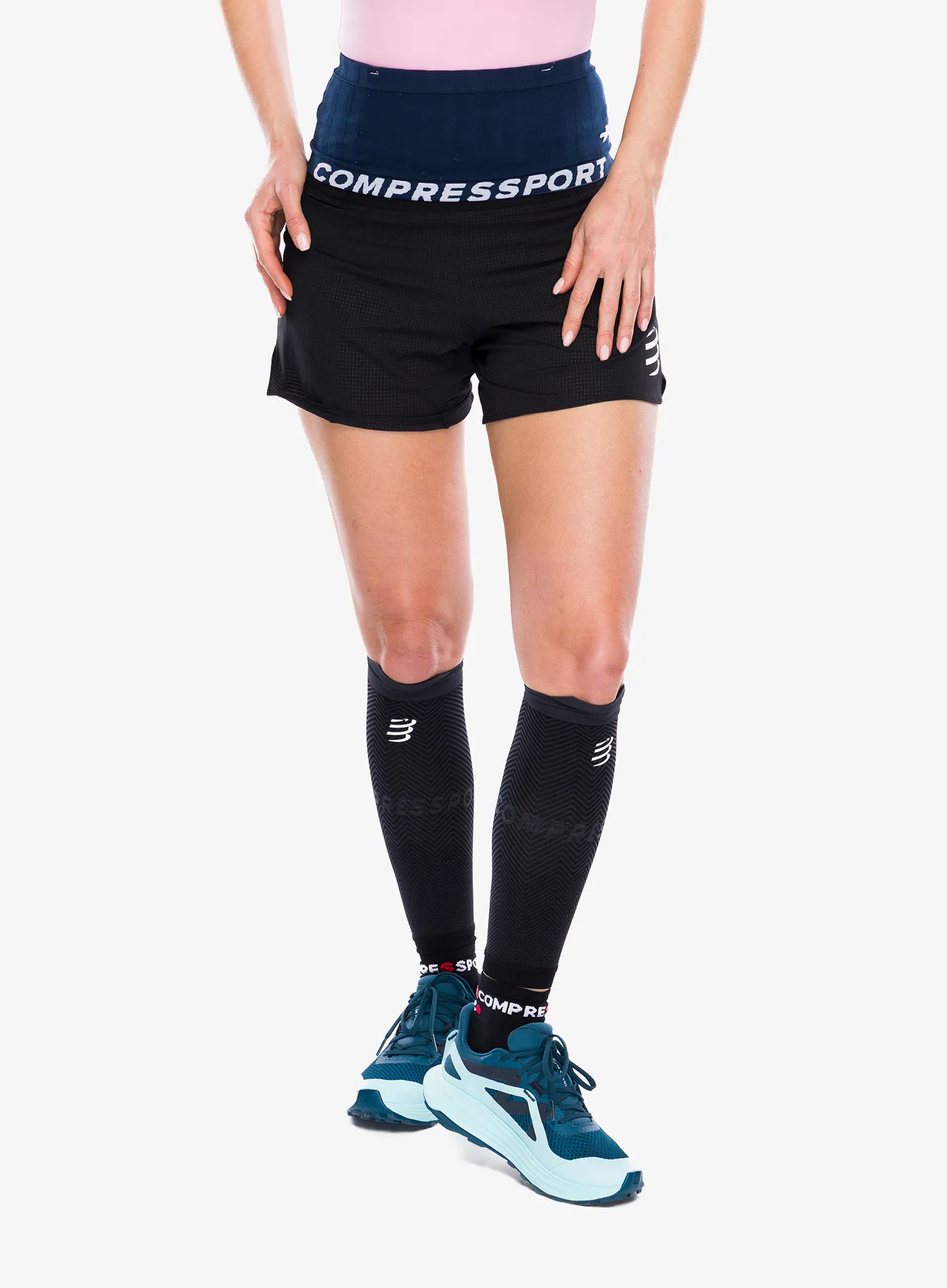 Běžecký opasek Compressport Free Belt - blues/indigo