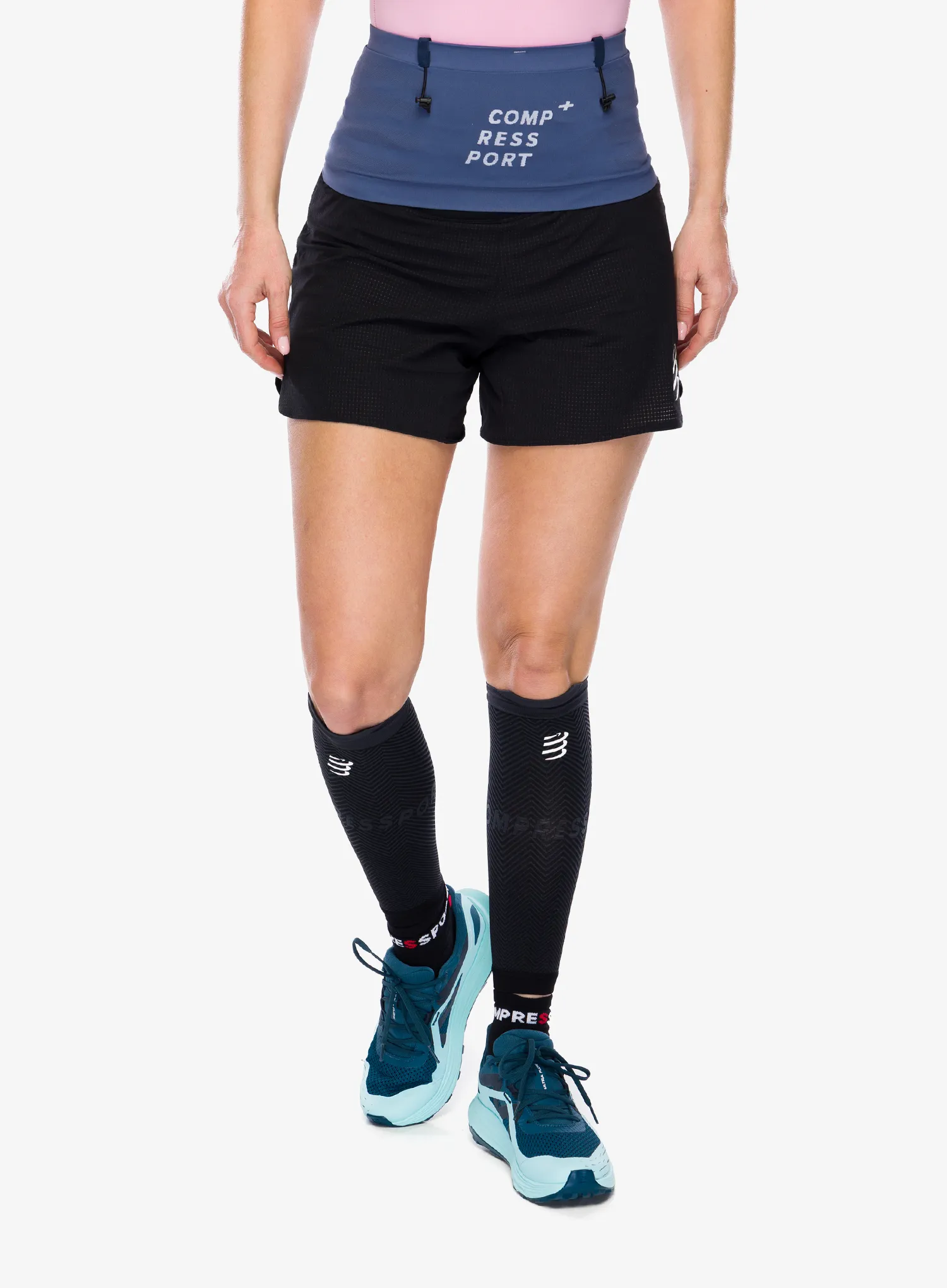 Běžecký opasek Compressport Free Belt Pro - indigo