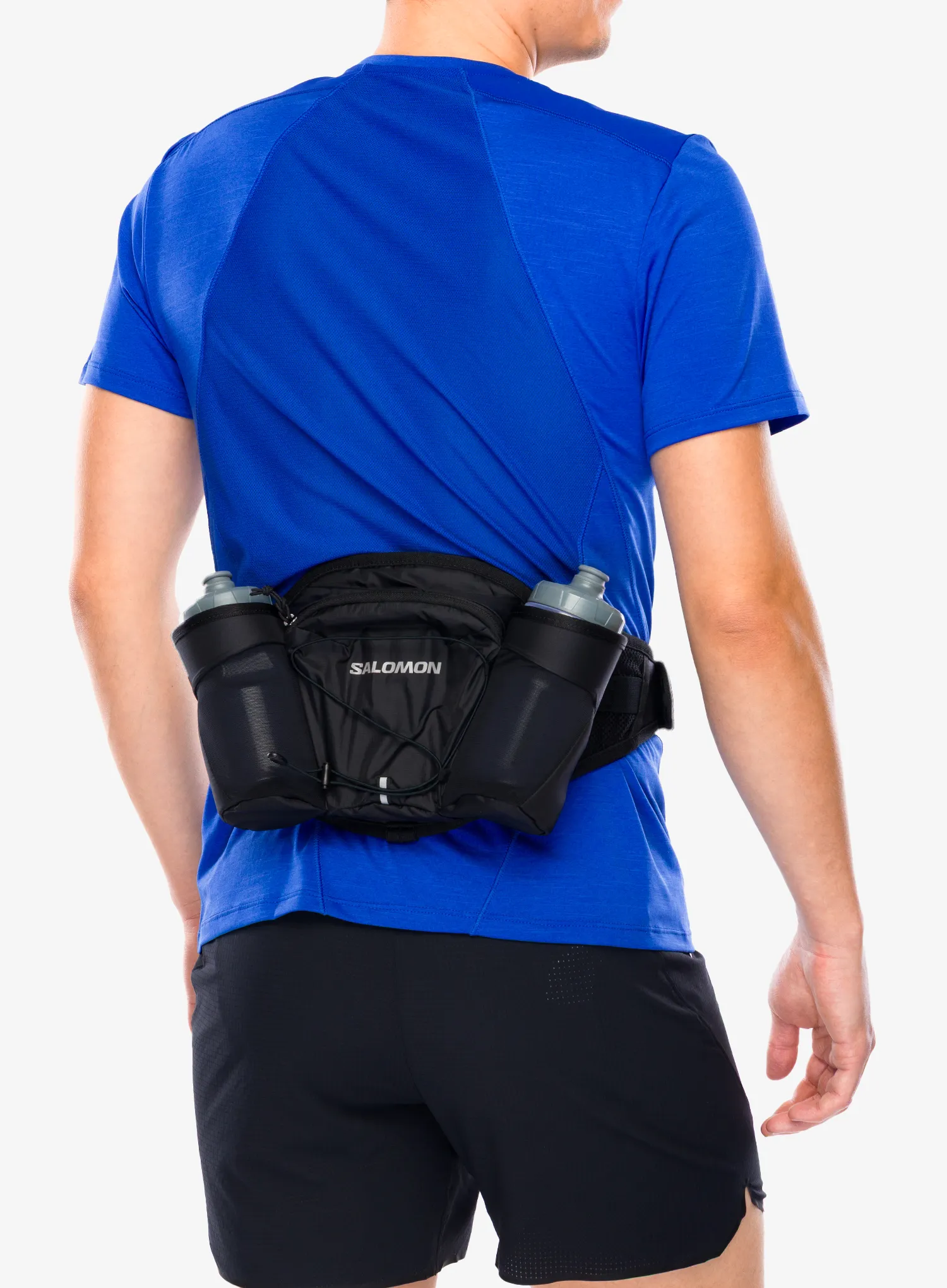 Běžecký opasek Salomon Cross Belt 2 Bottles - ebony/black