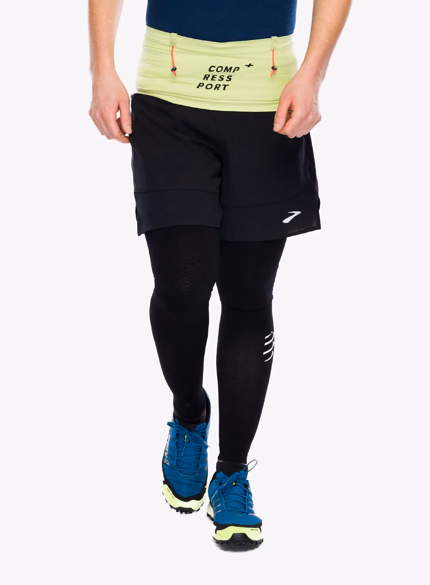 Běžecký opasek Compressport Free Belt Pro - nile