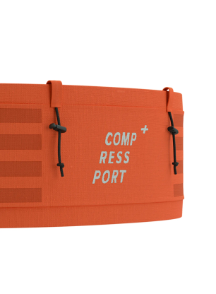 Běžecký opasek Compressport Free Belt Pro - tigerlily/fluo red