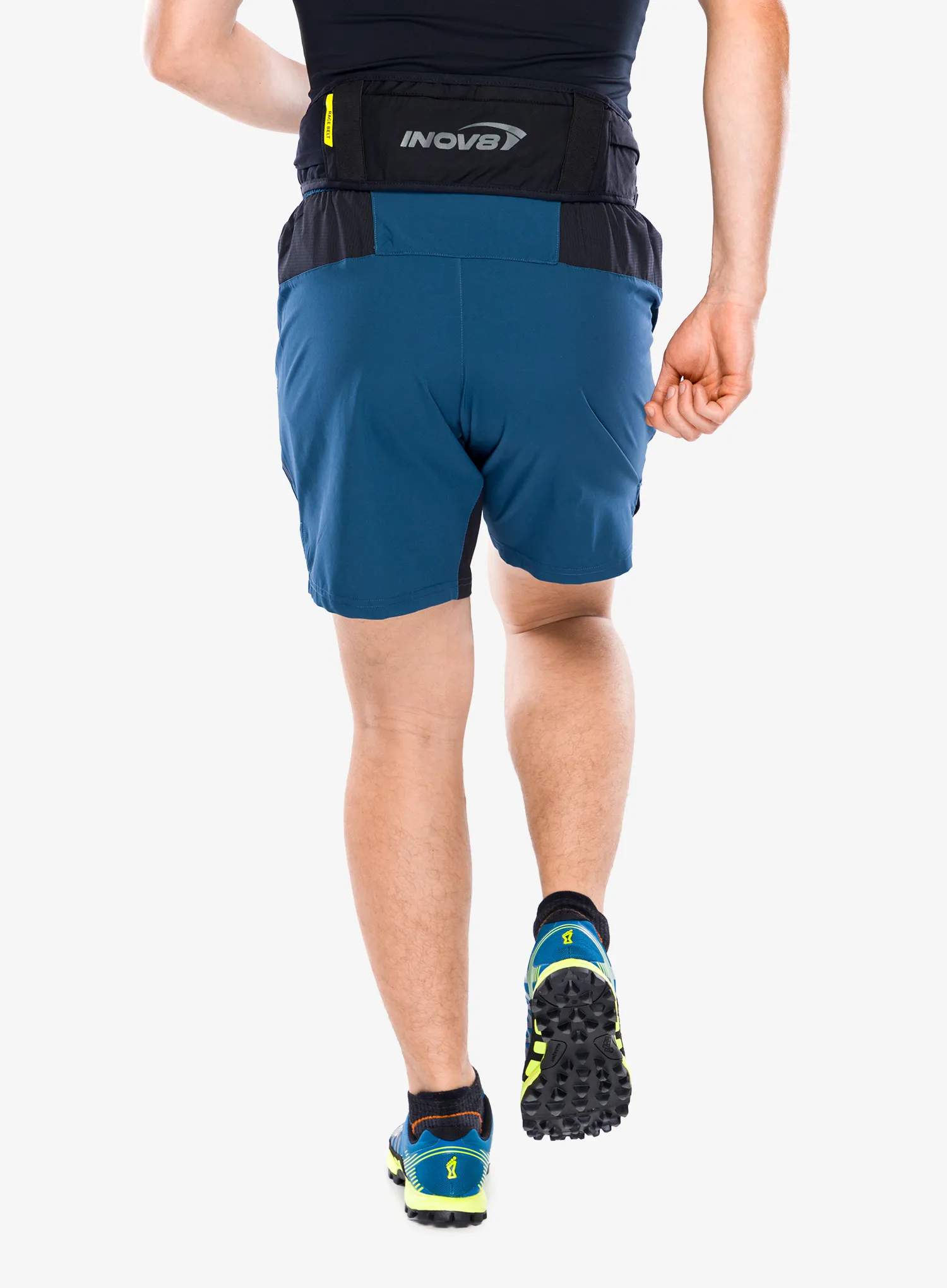 Běžecký opasek Inov-8 Race Belt - black/green