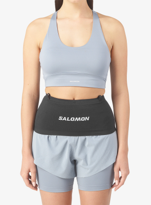 Běžecký opasek Salomon Adv Skin Seamless Belt - black/white