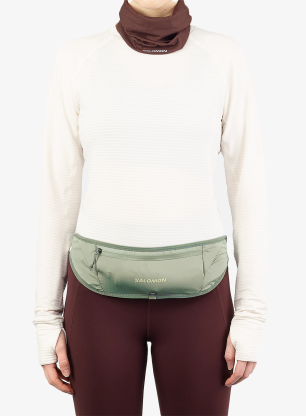 Běžecký opasek Salomon Pulse Sling Belt - lily pad/laurel wreath