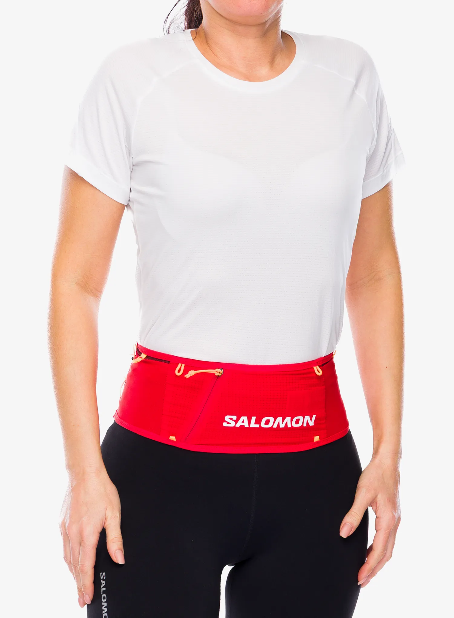 Běžecký opasek Salomon S/Lab Belt - fiery red/andorra/orange