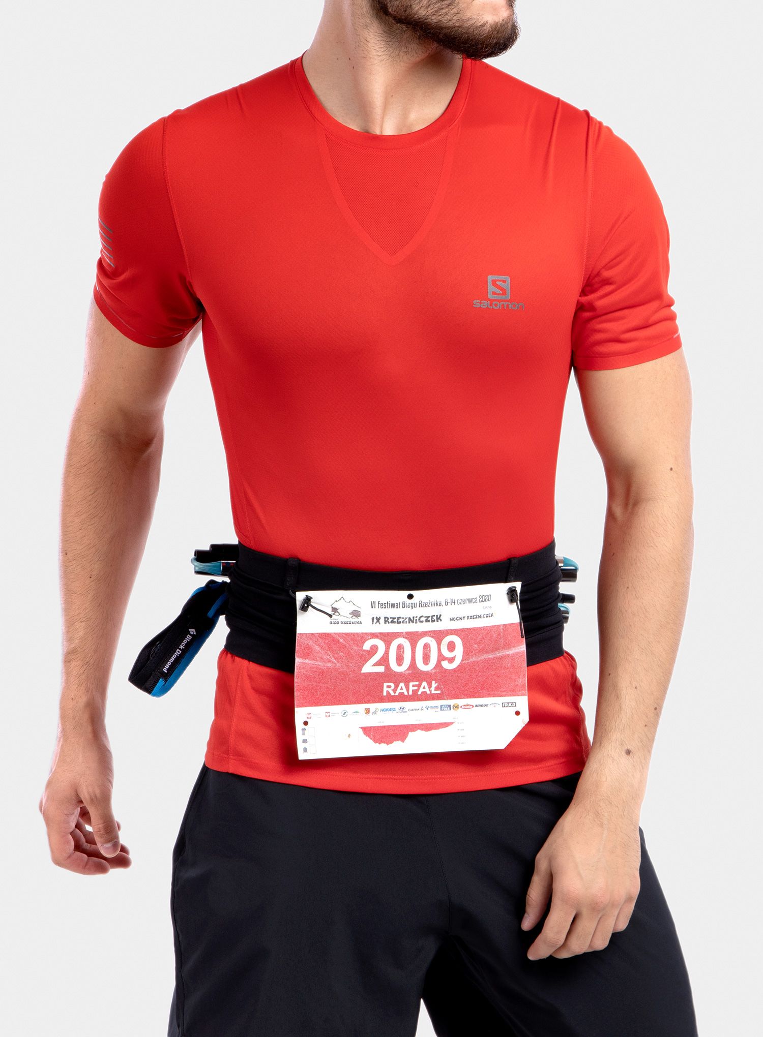 Běžecký opasek Compressport Free Belt Pro - black/black