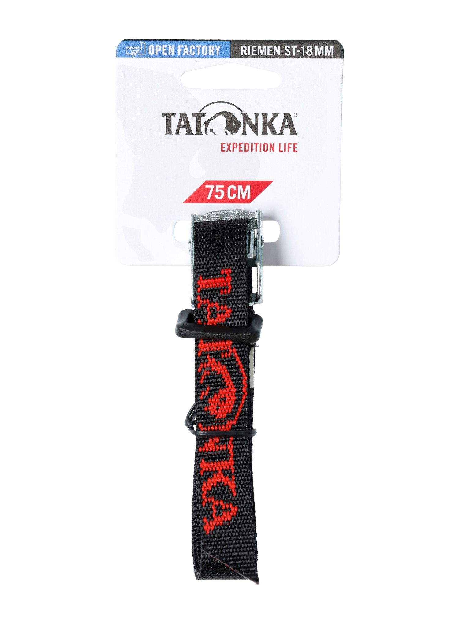 Zavazadlový popruh Tatonka Riemen ST-18mm/0,75m - black