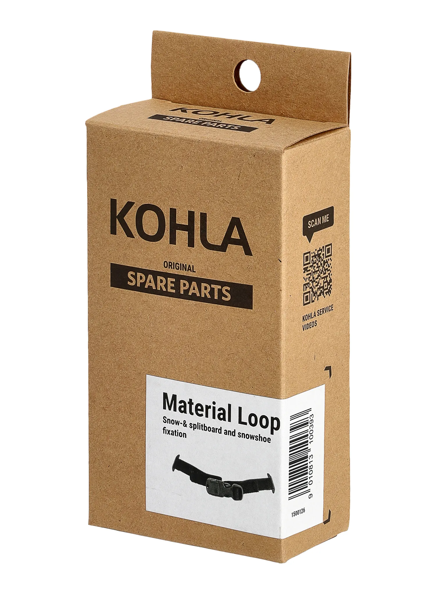 Stahovací popruh Kohla Material Loop - black