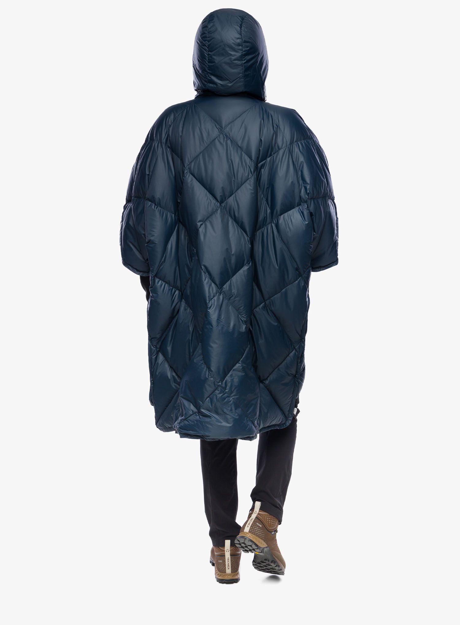 Turistická pláštěnka Therm a Rest Honcho Poncho Down - outspace blue