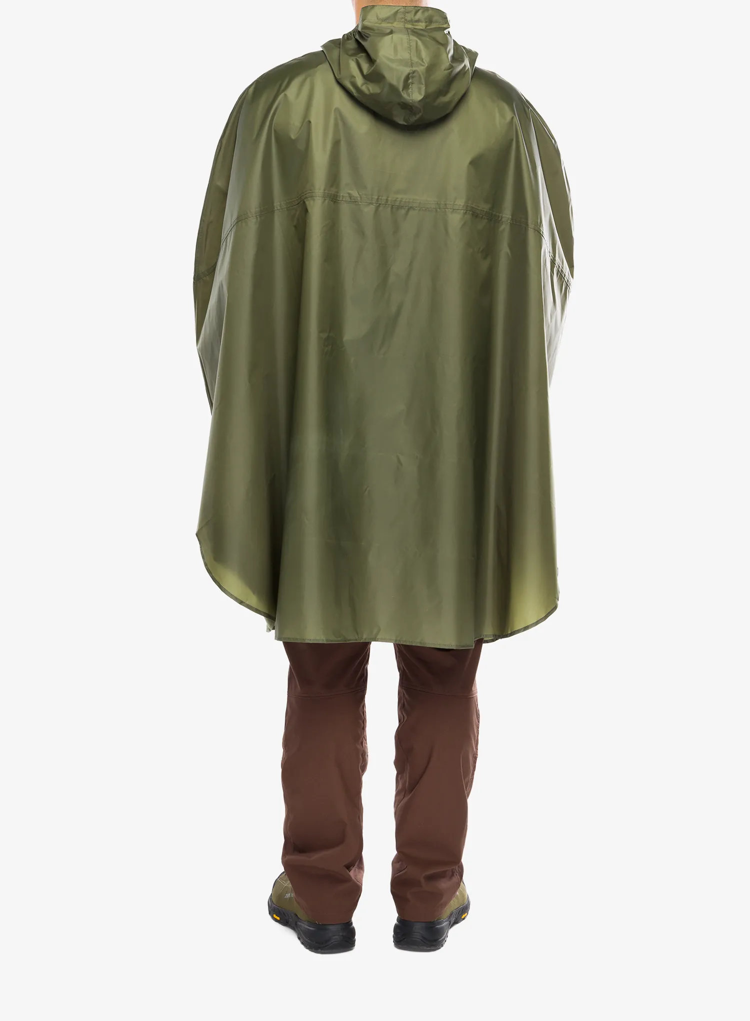 Turistická pláštěnka Trekmates Rove Poncho - moss/moss