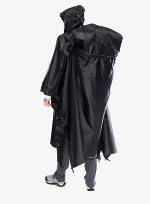 Turistická pláštěnka Viking Vesper Backpack - black