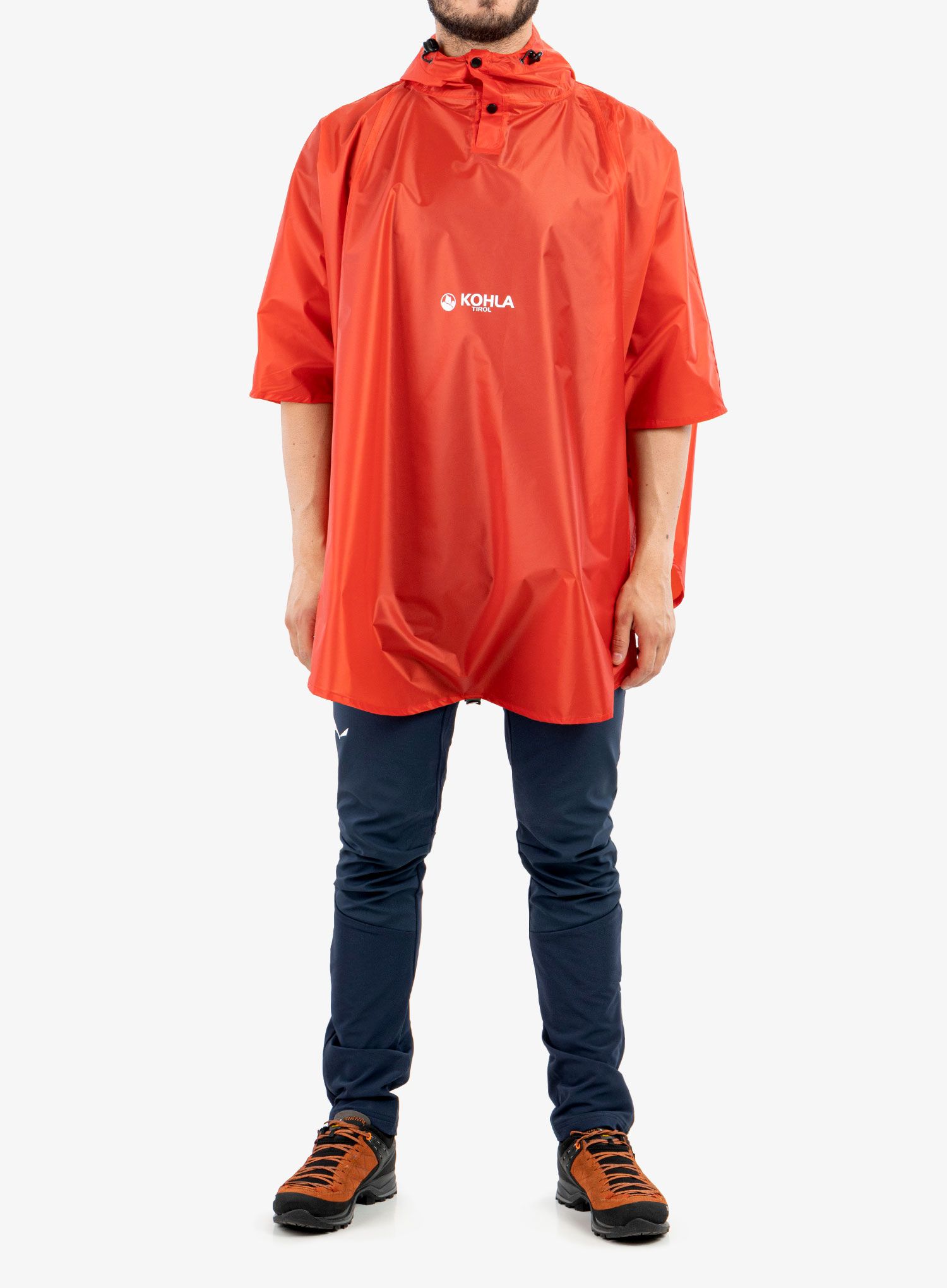 Plášť do deště Kohla Rain Poncho - flame scarlet