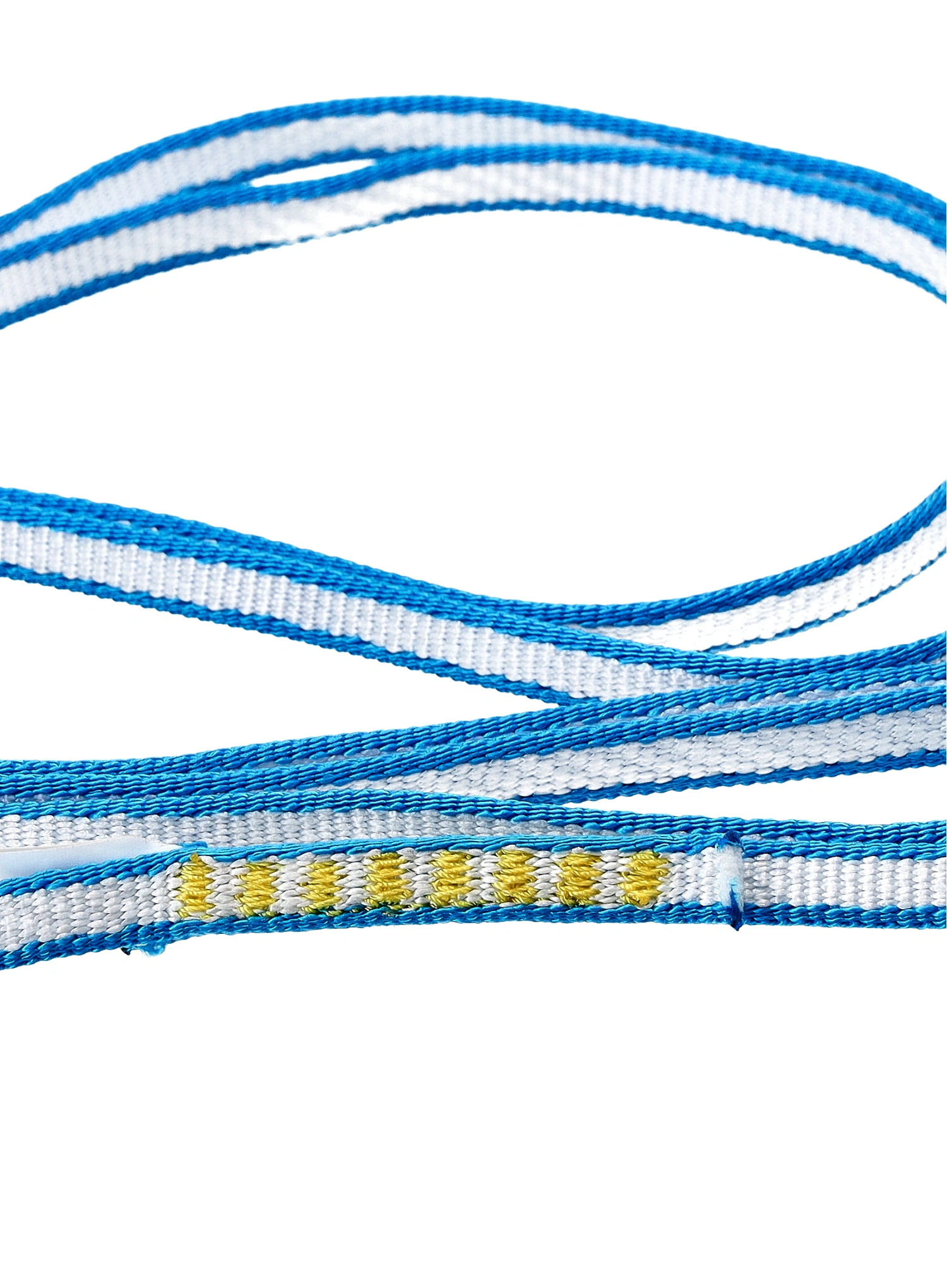 Horolezecká smyčka Beal Dyneema 240 cm x 10 mm - white/blue
