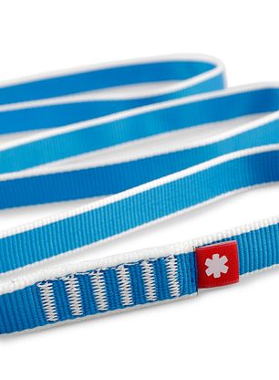 Horolezecká smyčka Ocun O-Sling PA 20 Tubular 120 cm - blue/white