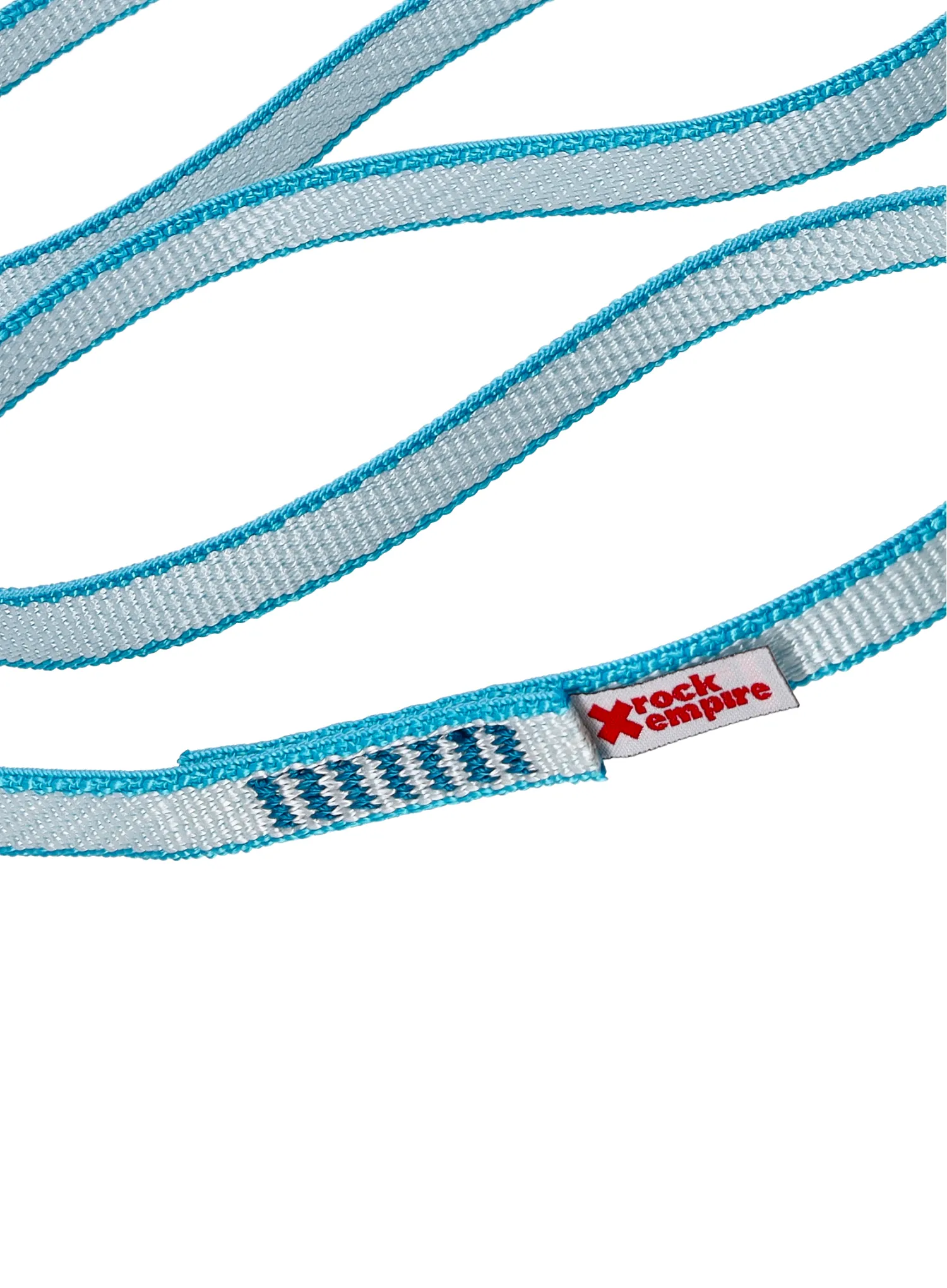 Horolezecká smyčka Rock Empire Open Sling DYN 13 mm 120 cm - aqua