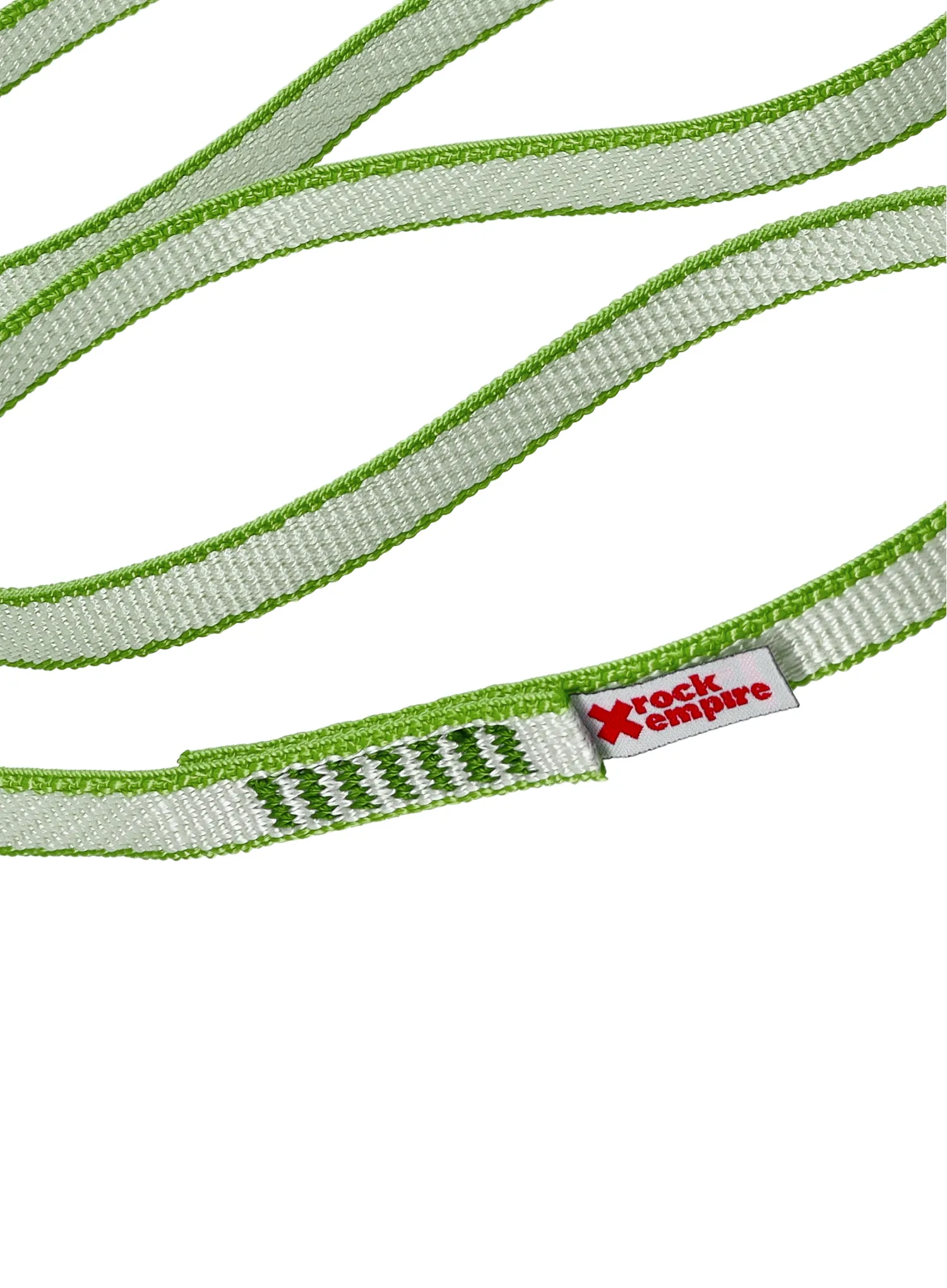 Horolezecká smyčka Rock Empire Open Sling DYN 13 mm 120 cm - lime