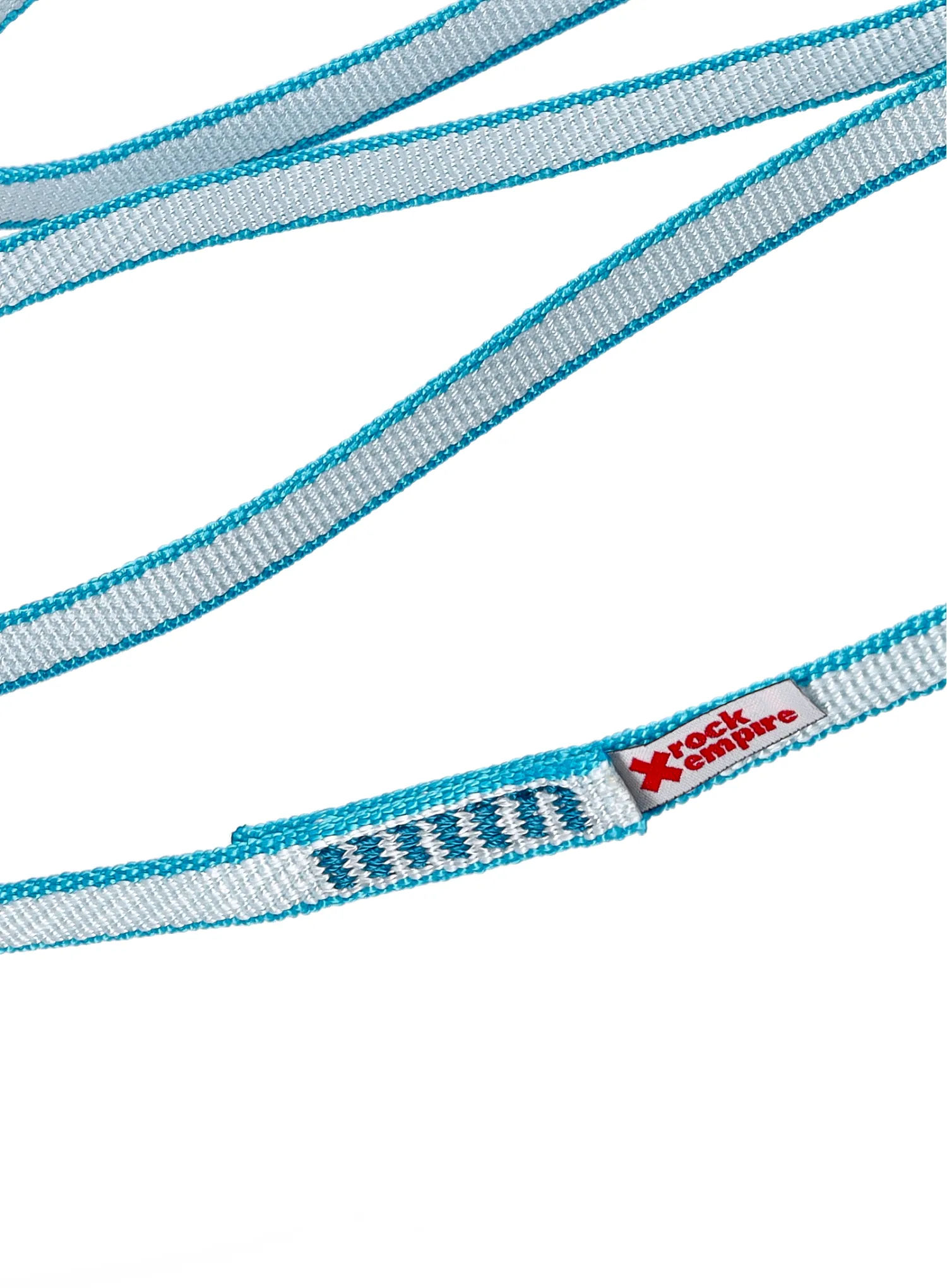 Horolezecká smyčka Rock Empire Open Sling DYN 13 mm 240 cm - aqua
