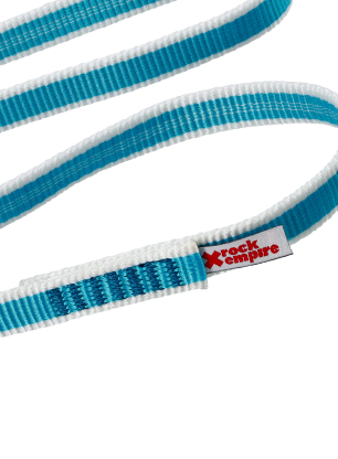 Horolezecká smyčka Rock Empire Open Sling PA 16 mm 80 cm - aqua