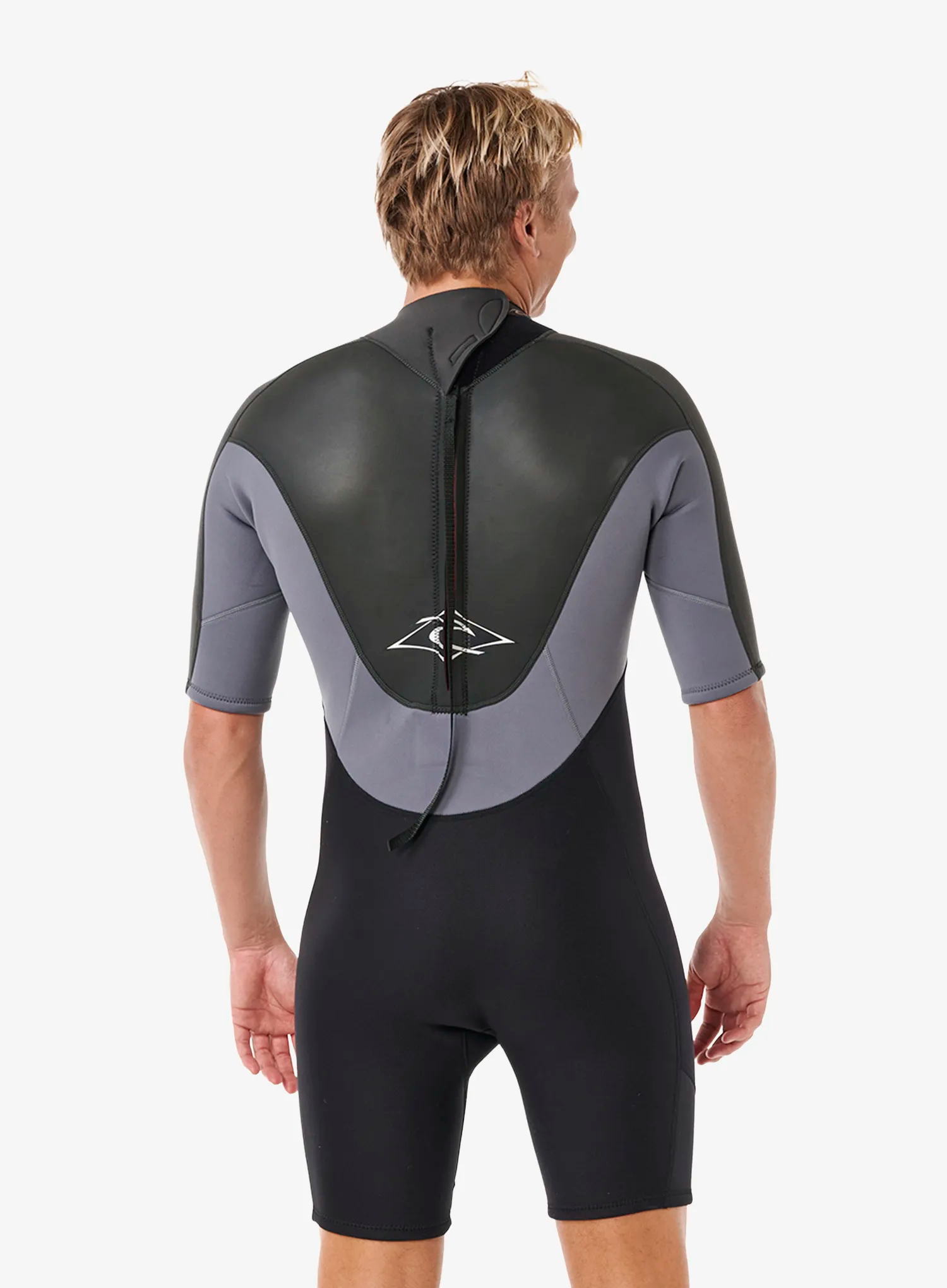 Pánský neoprenový oblek Rip Curl Omega Back Zip Springsuit - grey