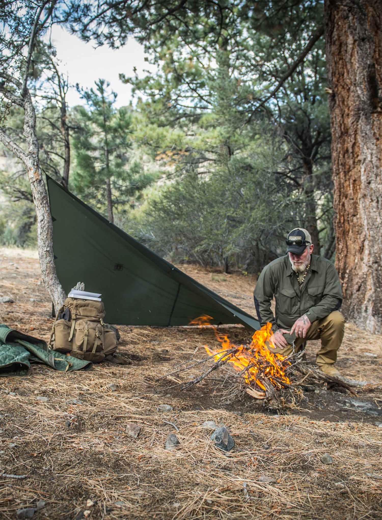 Přístřešek Helikon-Tex Supertarp Small - olive green