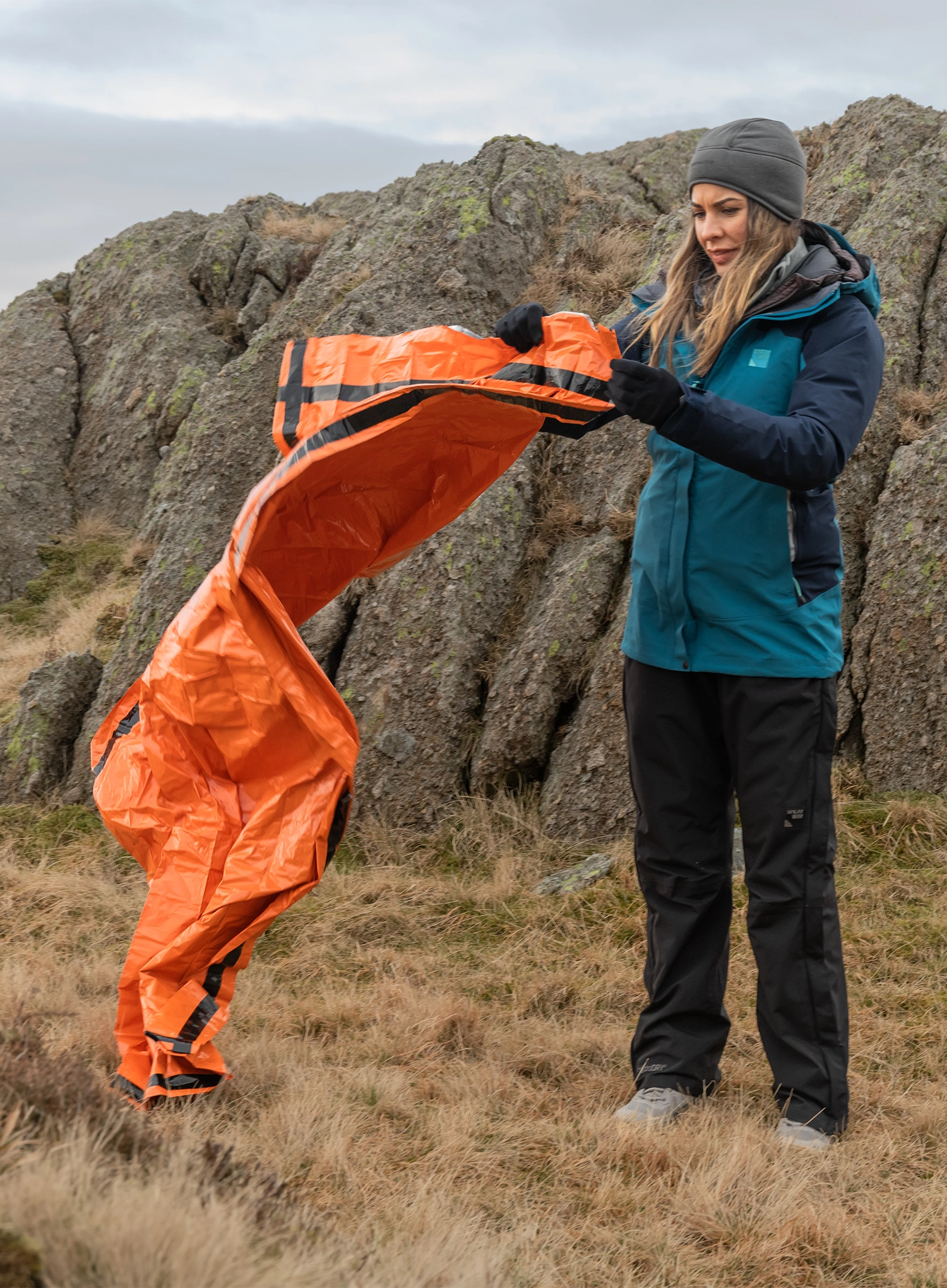Termizolační vak Trekmates Emergency Bivi - orange