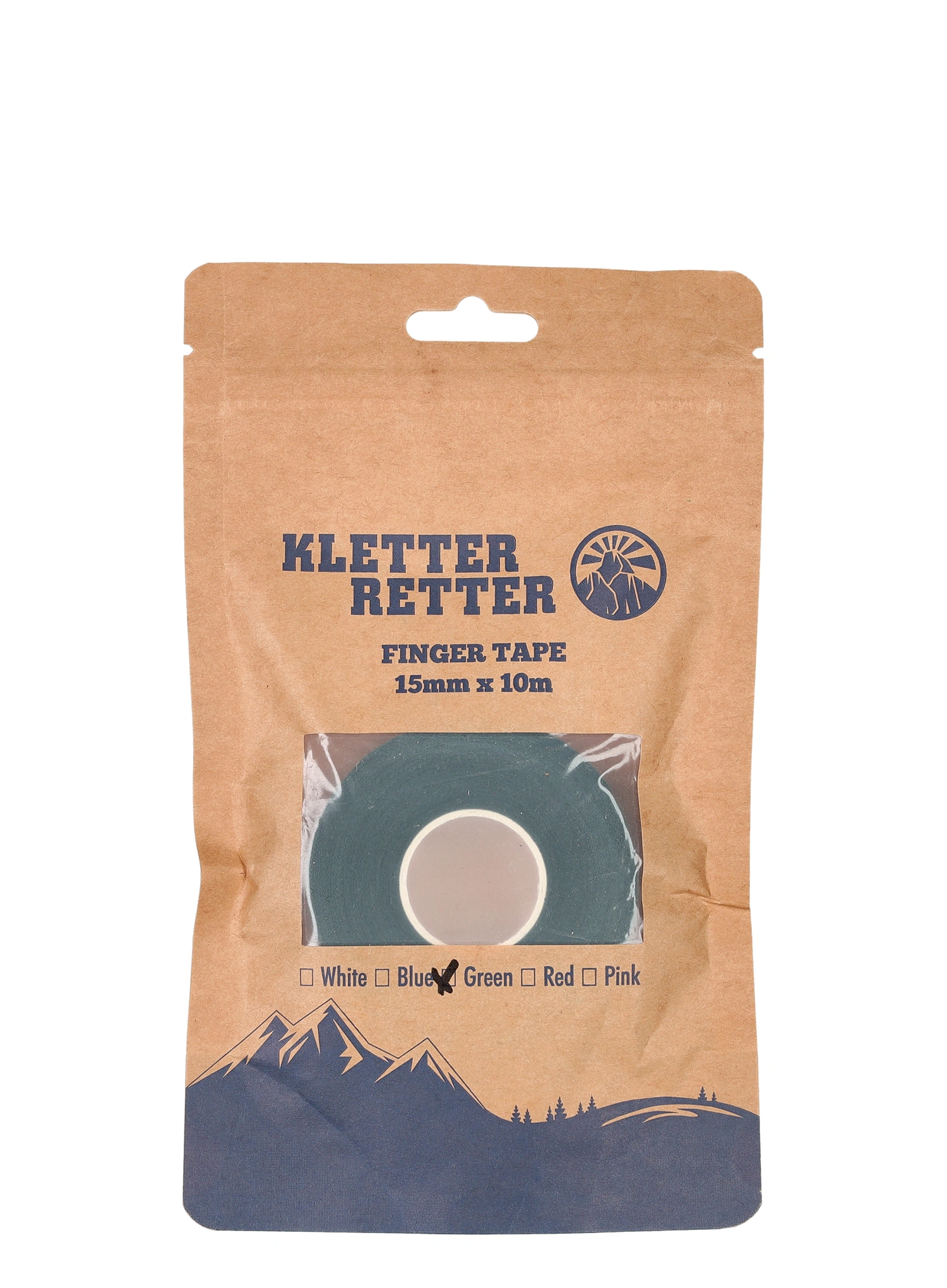 Tejpovací páska Kletter Retter Finger Tape 15 mm 10 m - green
