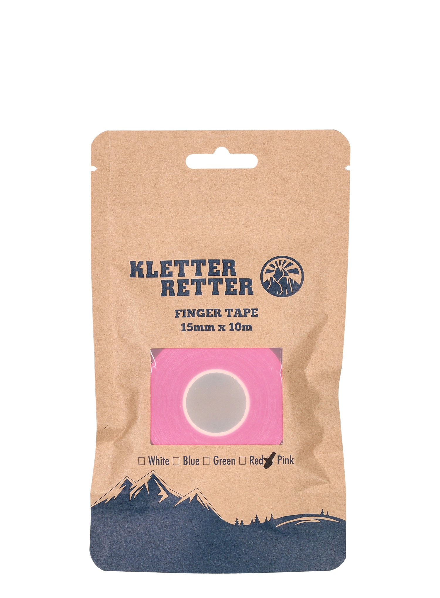 Tejpovací páska Kletter Retter Finger Tape 15 mm 10 m - pink