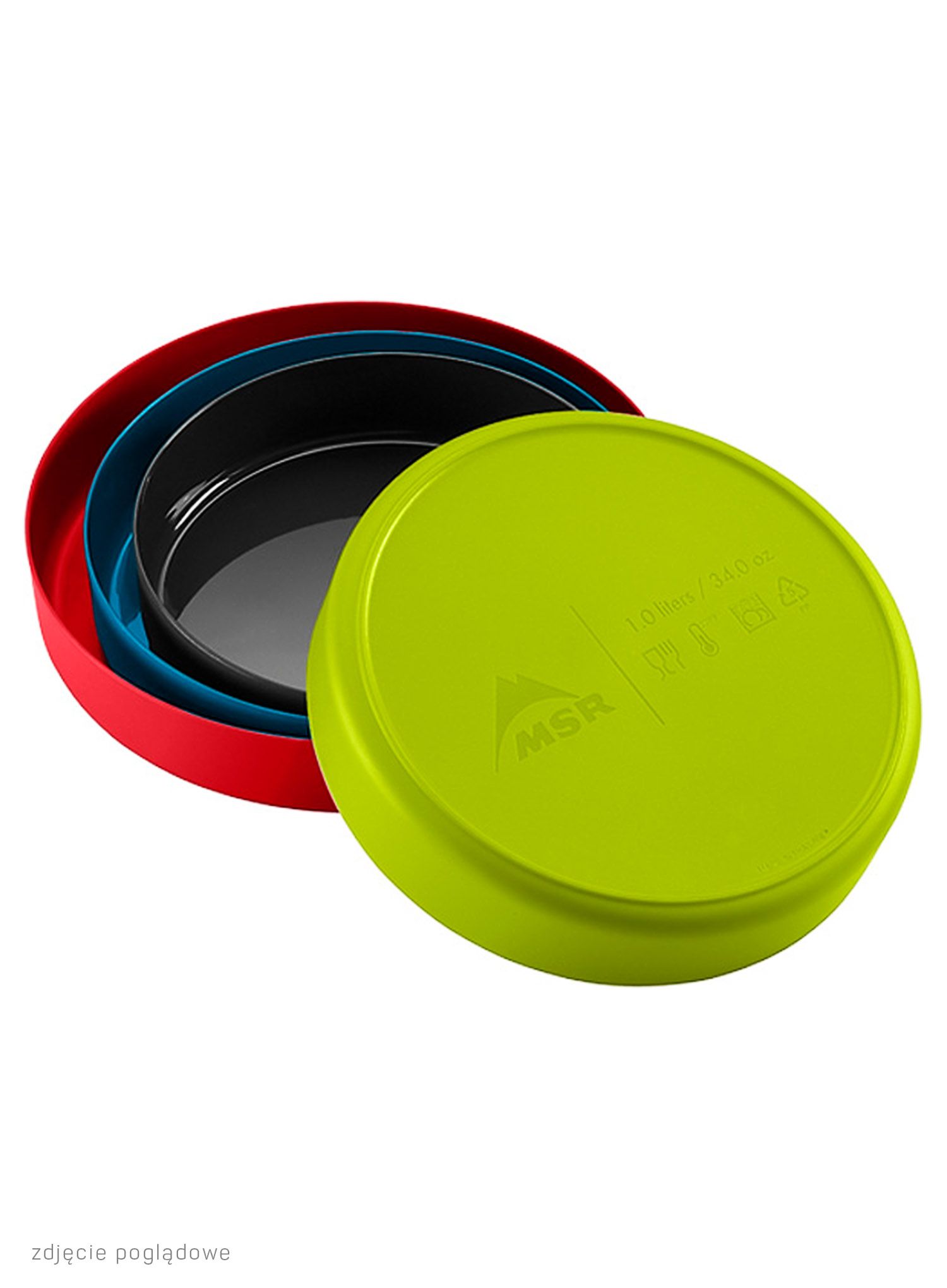Jídelní talíř MSR Deep Dish Plate L - gray
