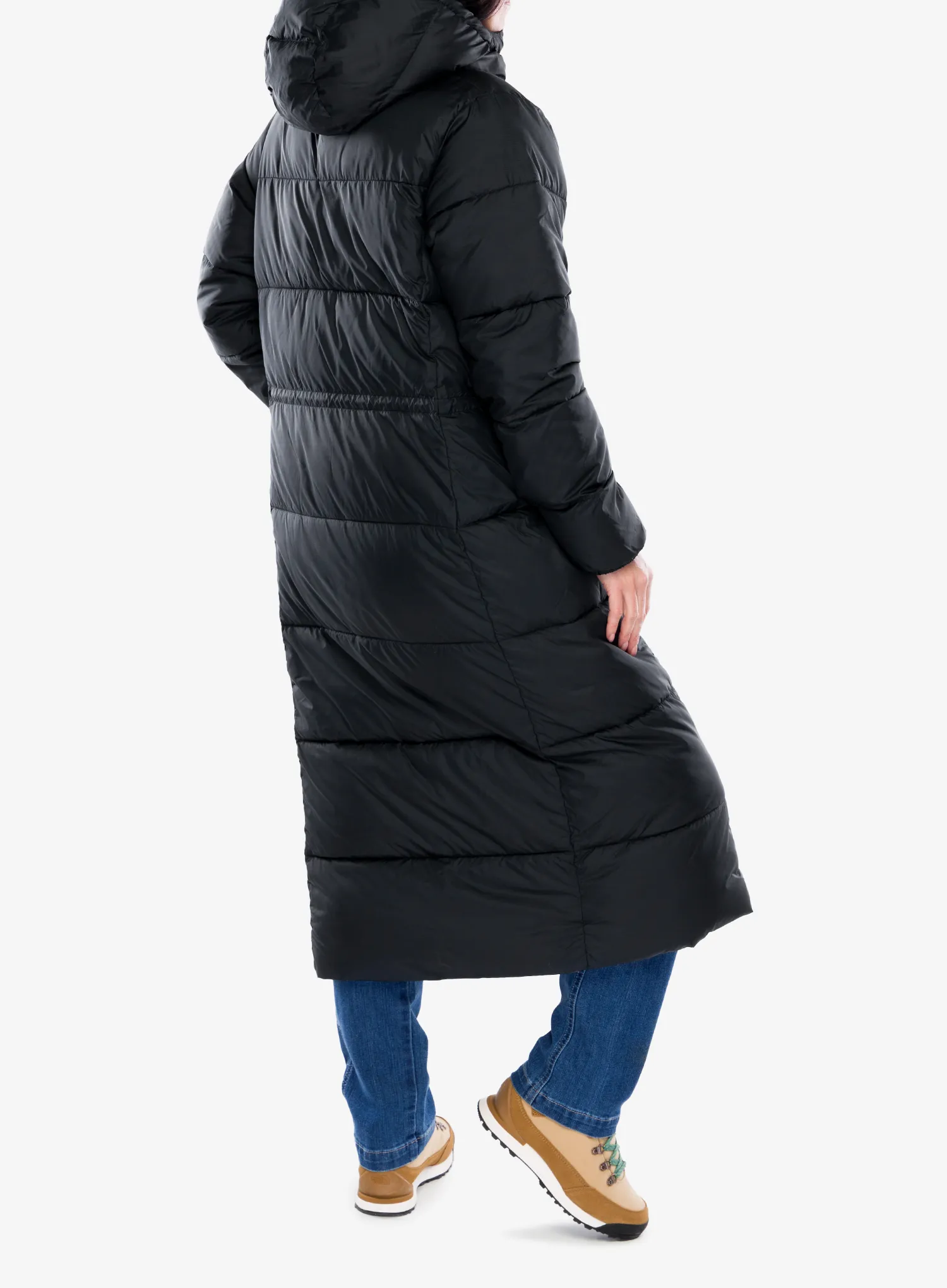 Dámský kabát Columbia Puffect II Long Jacket - black