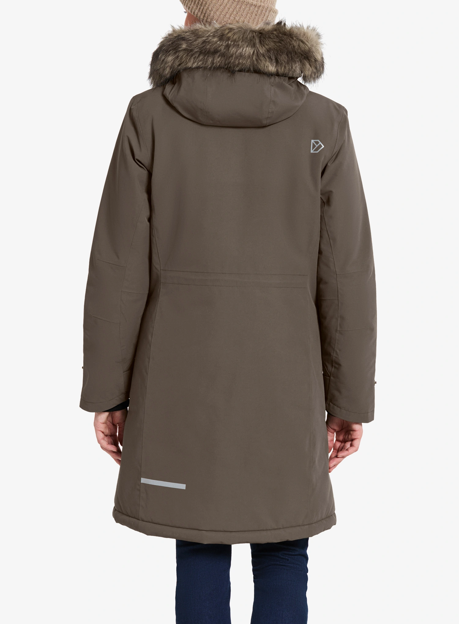 Dámská zimní parka Didriksons Erika Parka 3 - mocha brown