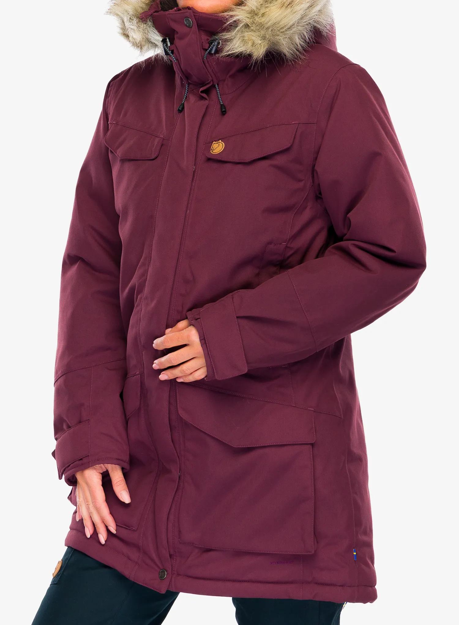 Dámská zimní parka Fjallraven Nuuk Parka - port