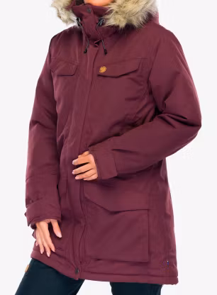 Dámská zimní parka Fjallraven Nuuk Parka - port