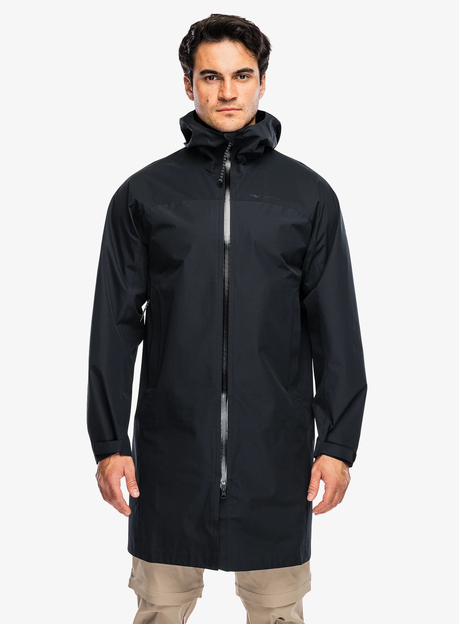 Kabát do deště Peak Performance Treeline Shell Parka - black/black