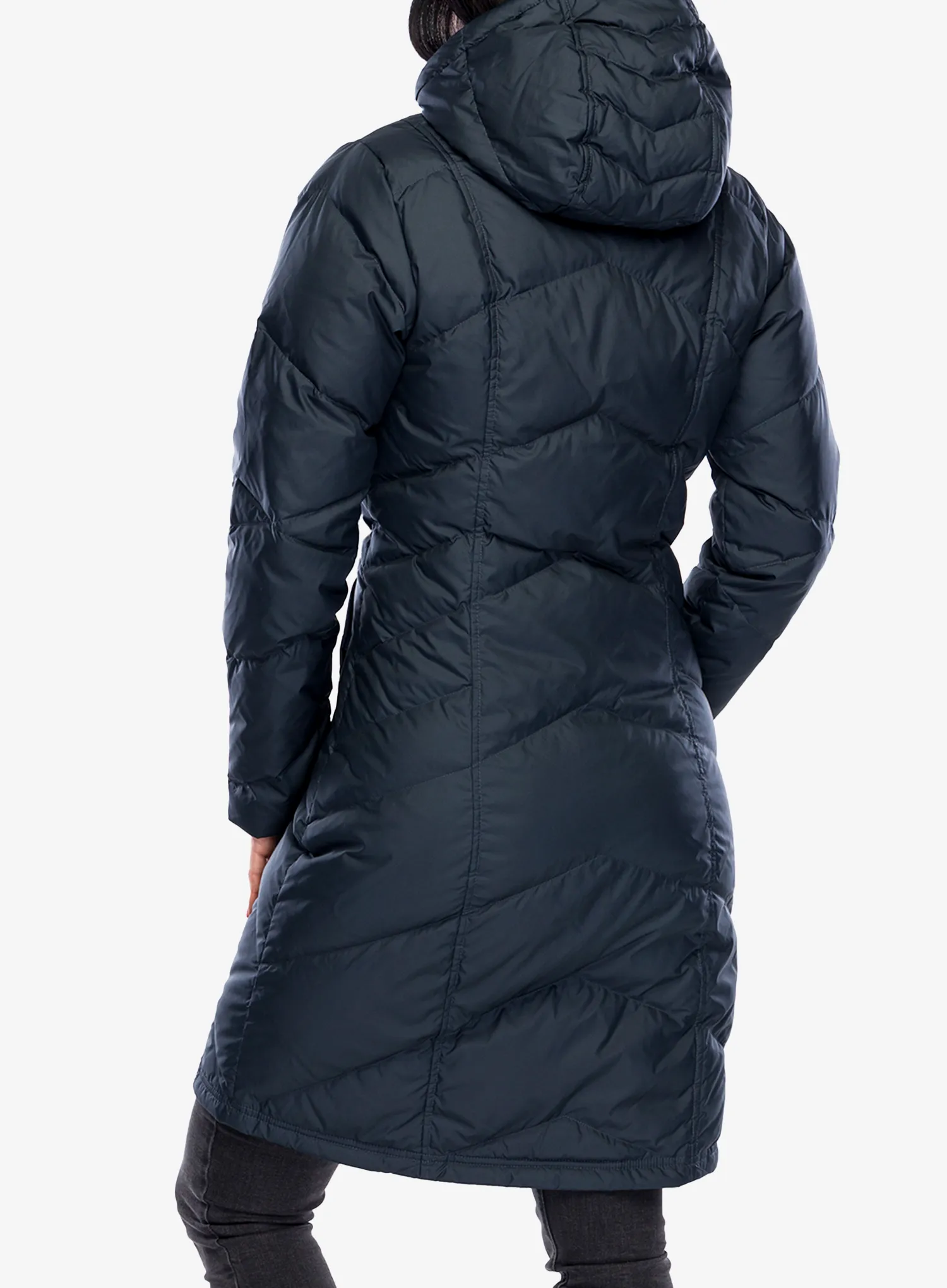 Dámský péřový kabát Patagonia Down With It Parka - smolder blue