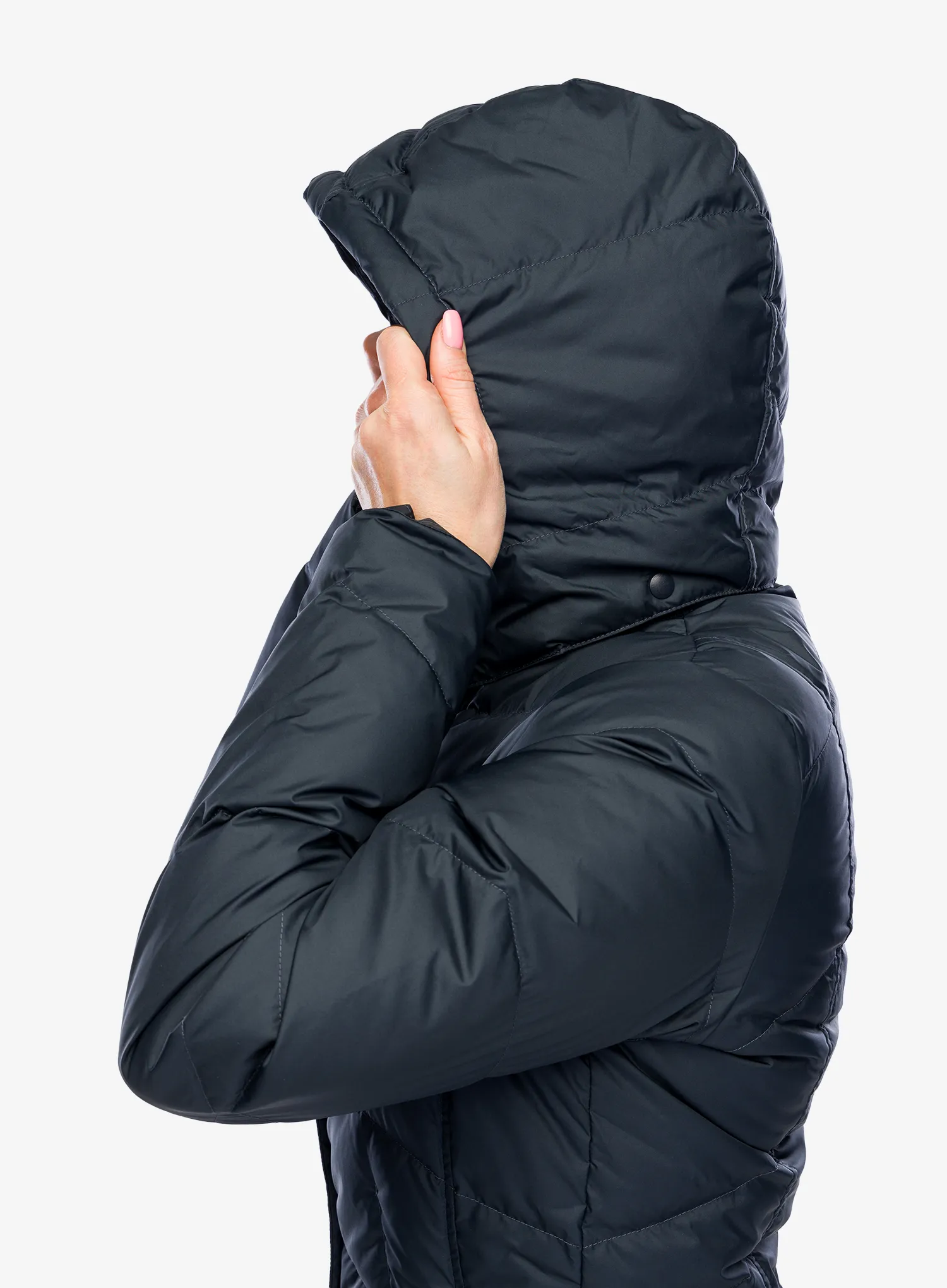 Dámský péřový kabát Patagonia Down With It Parka - smolder blue