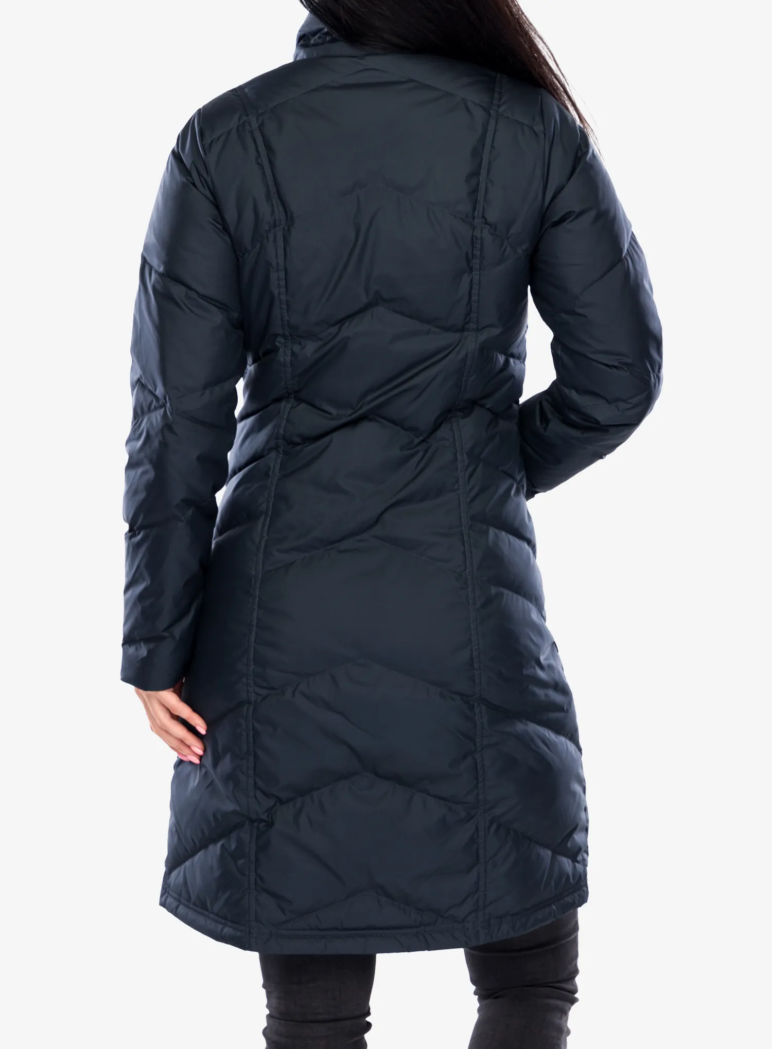Dámský péřový kabát Patagonia Down With It Parka - smolder blue