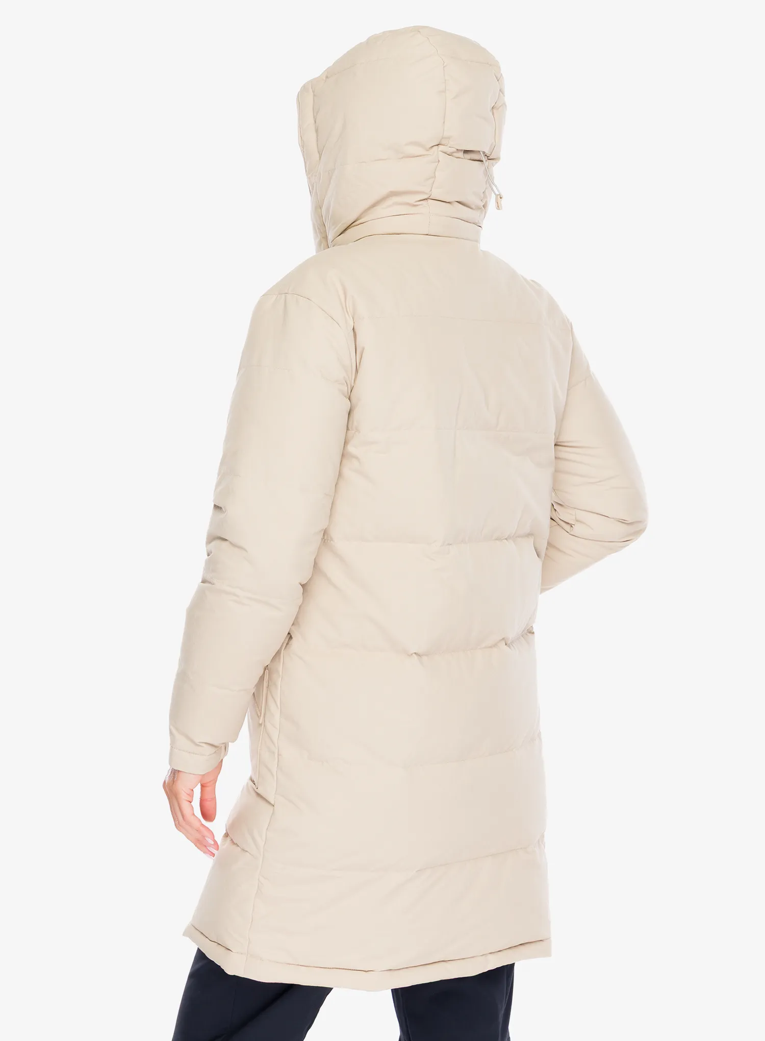 Dámský péřový kabát Patagonia Downdrift Parka - oar tan