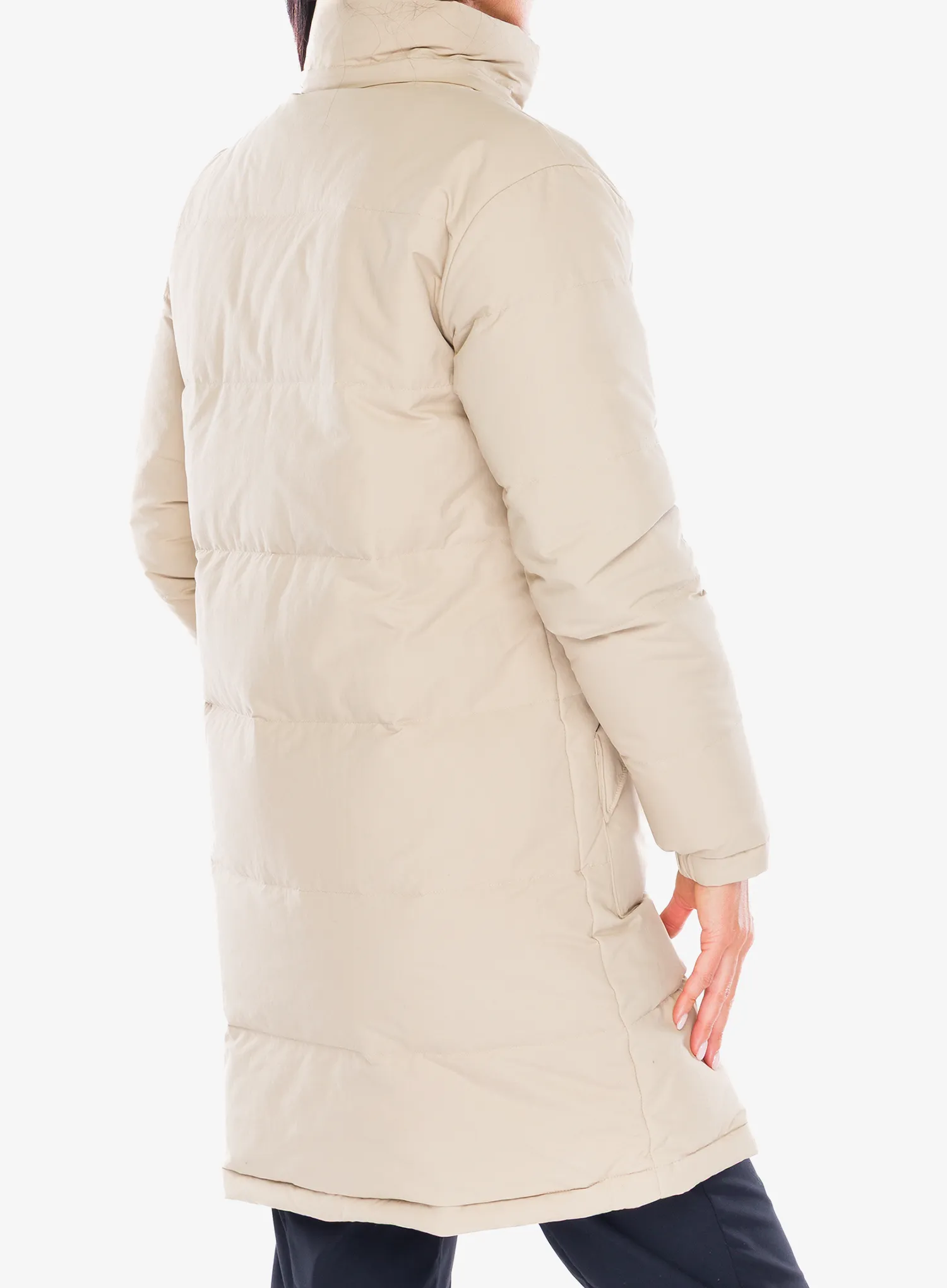 Dámský péřový kabát Patagonia Downdrift Parka - oar tan