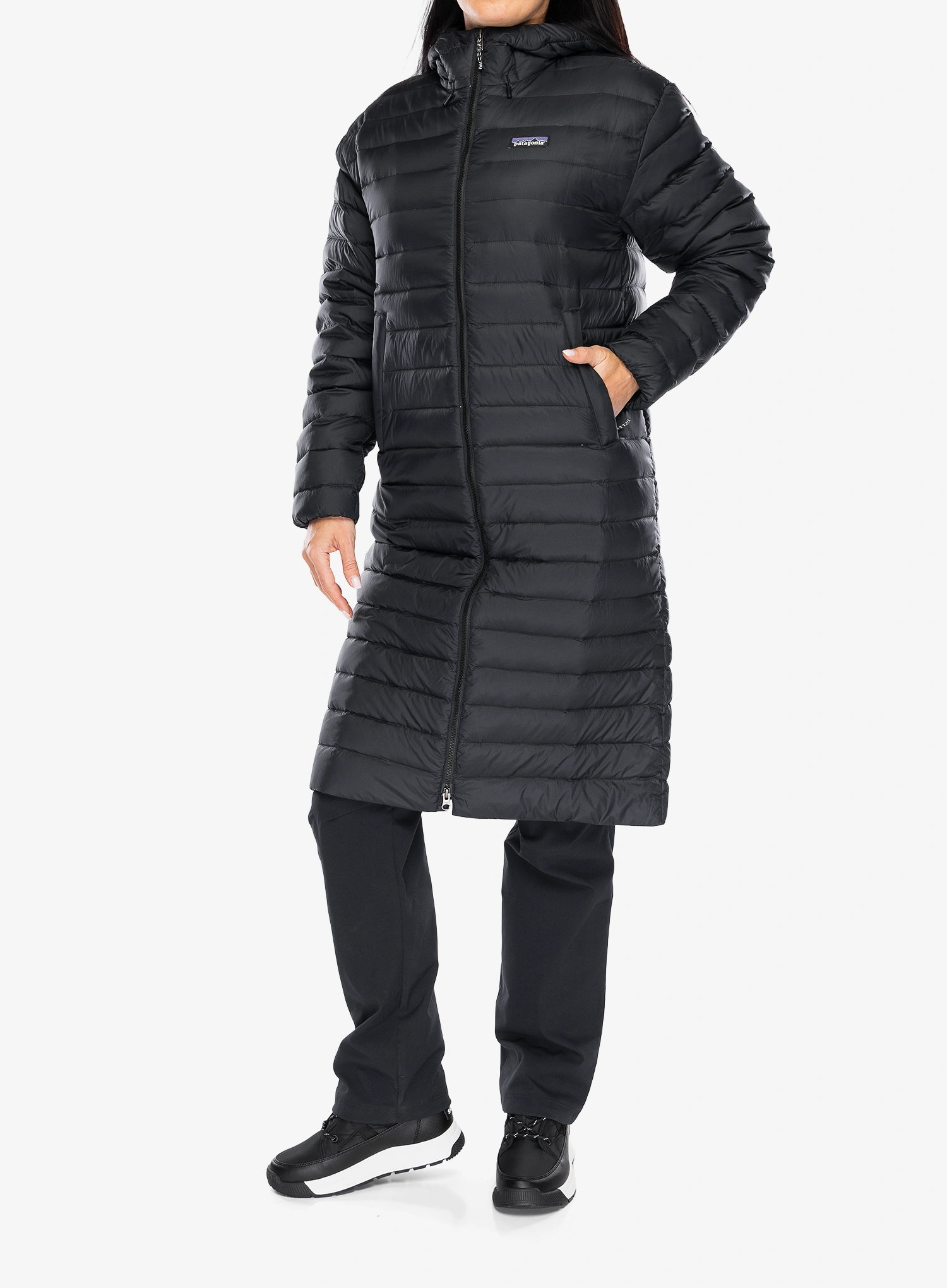 Dámský péřový kabát Patagonia Recycled Down Sweater Parka - black