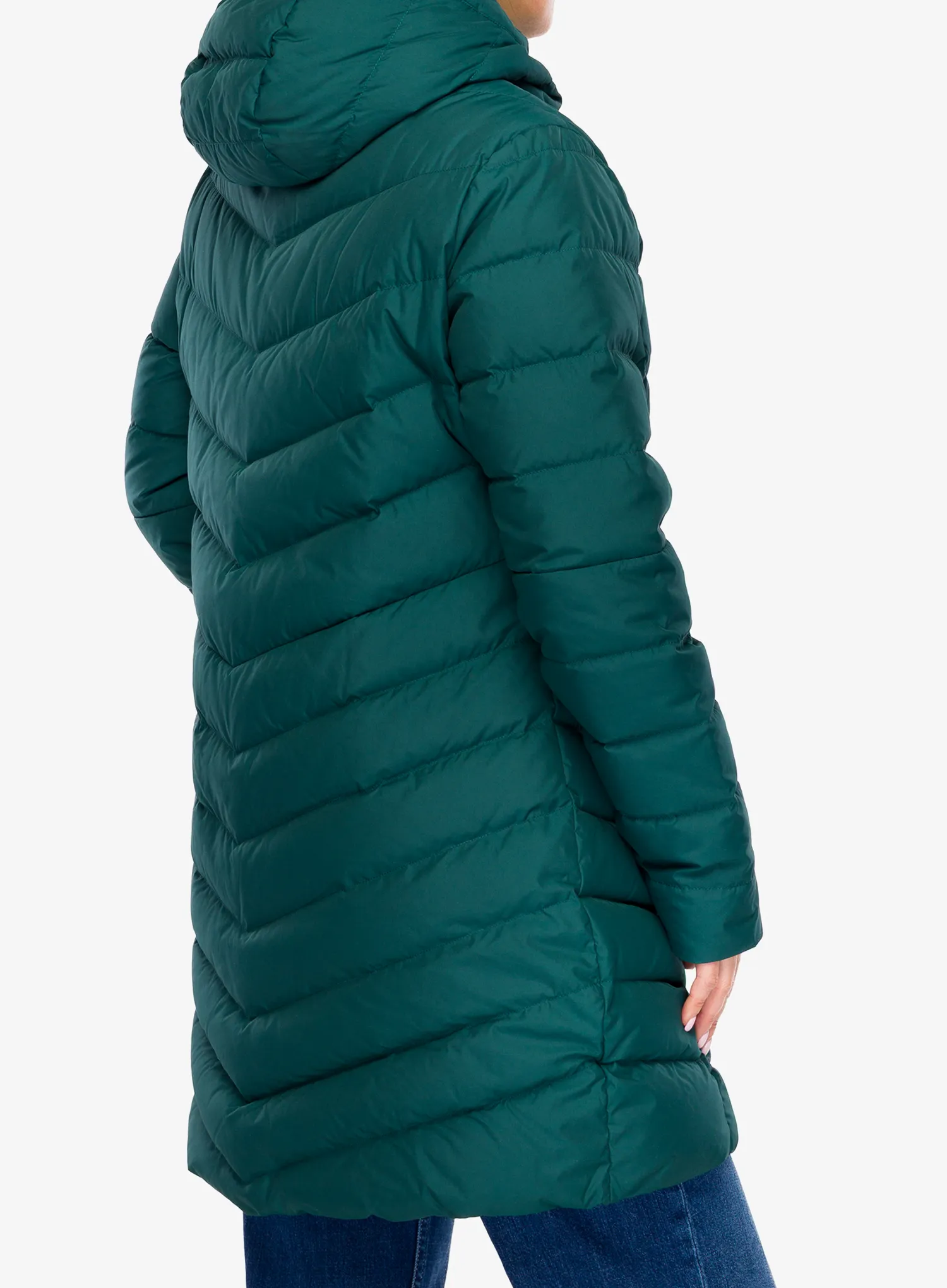 Dámský péřový kabát Vaude Annecy Down Coat - deep pond