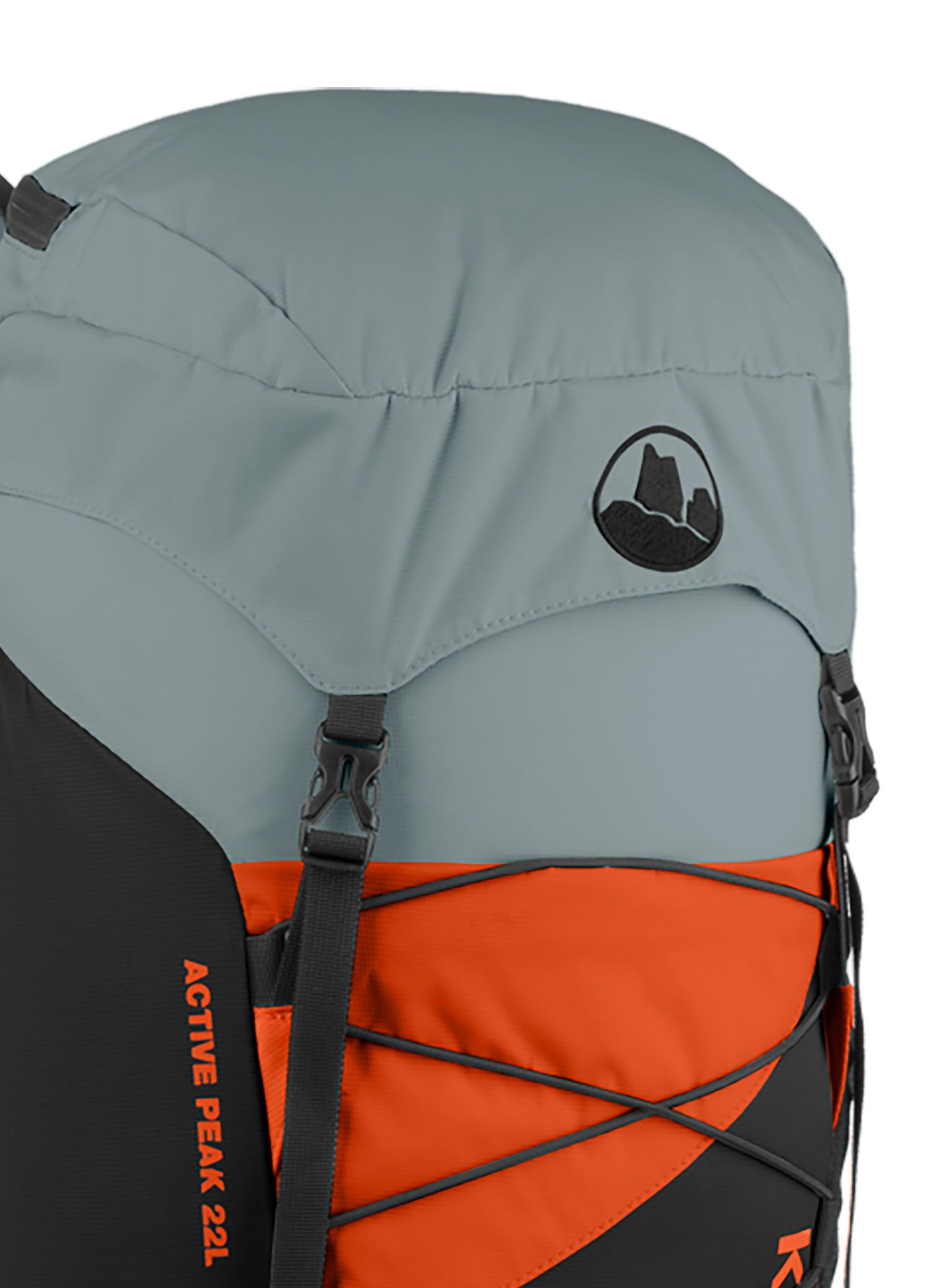 Batoh Kohla Active Peak 22L - stormy sea/red orange/caviar