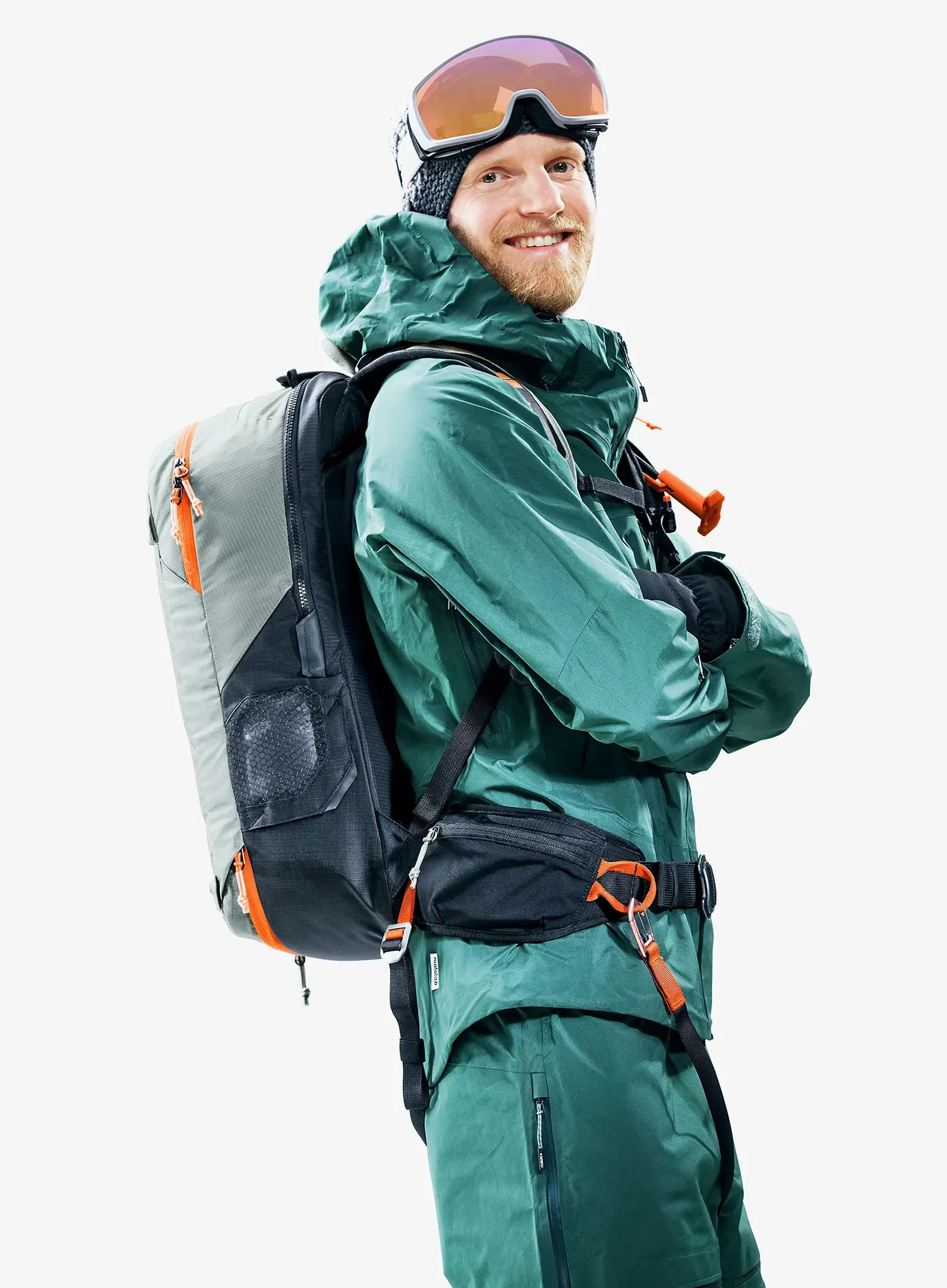 Lavinový batoh Deuter Alproof Lite 22 - tin/black
