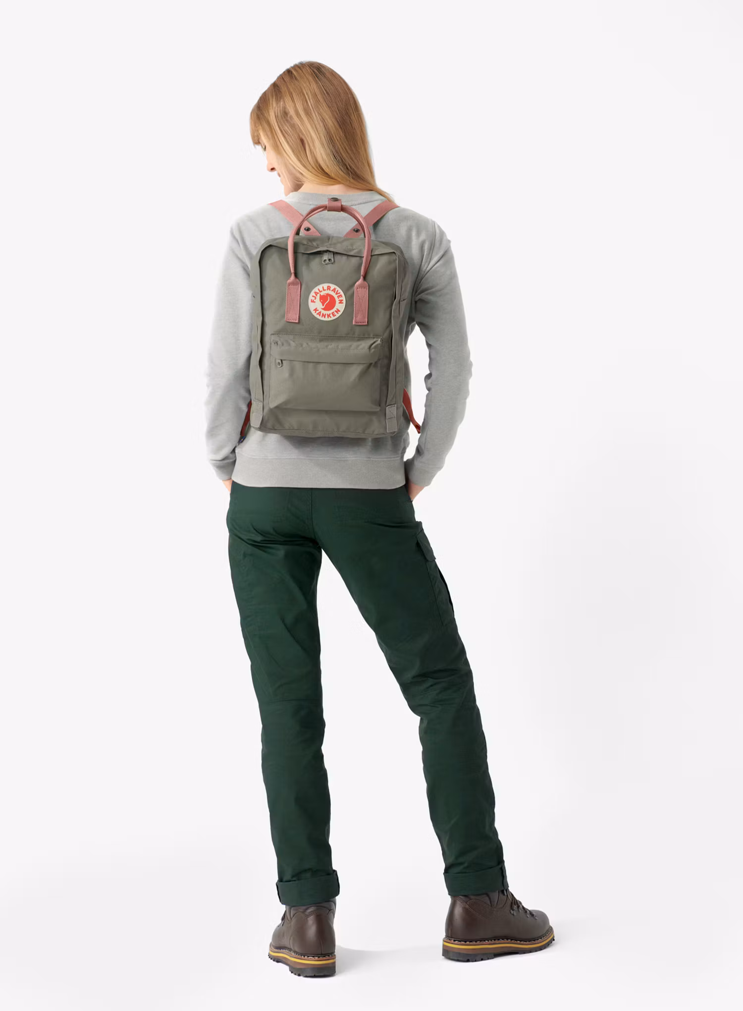 Městský batoh Fjallraven Kanken - fog/pink