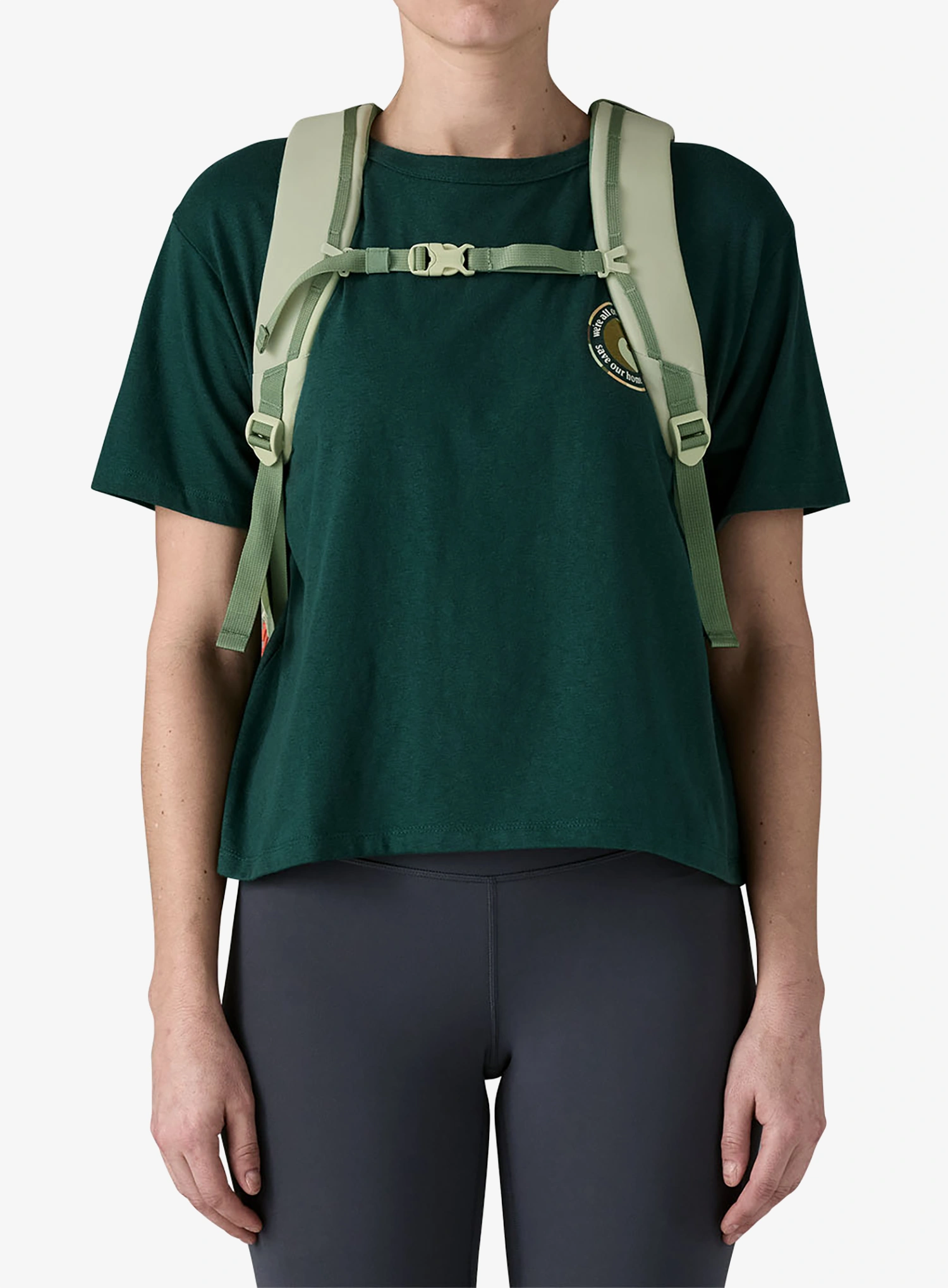 Batoh na notebook Patagonia Refugio Day Pack 26L - lichen green